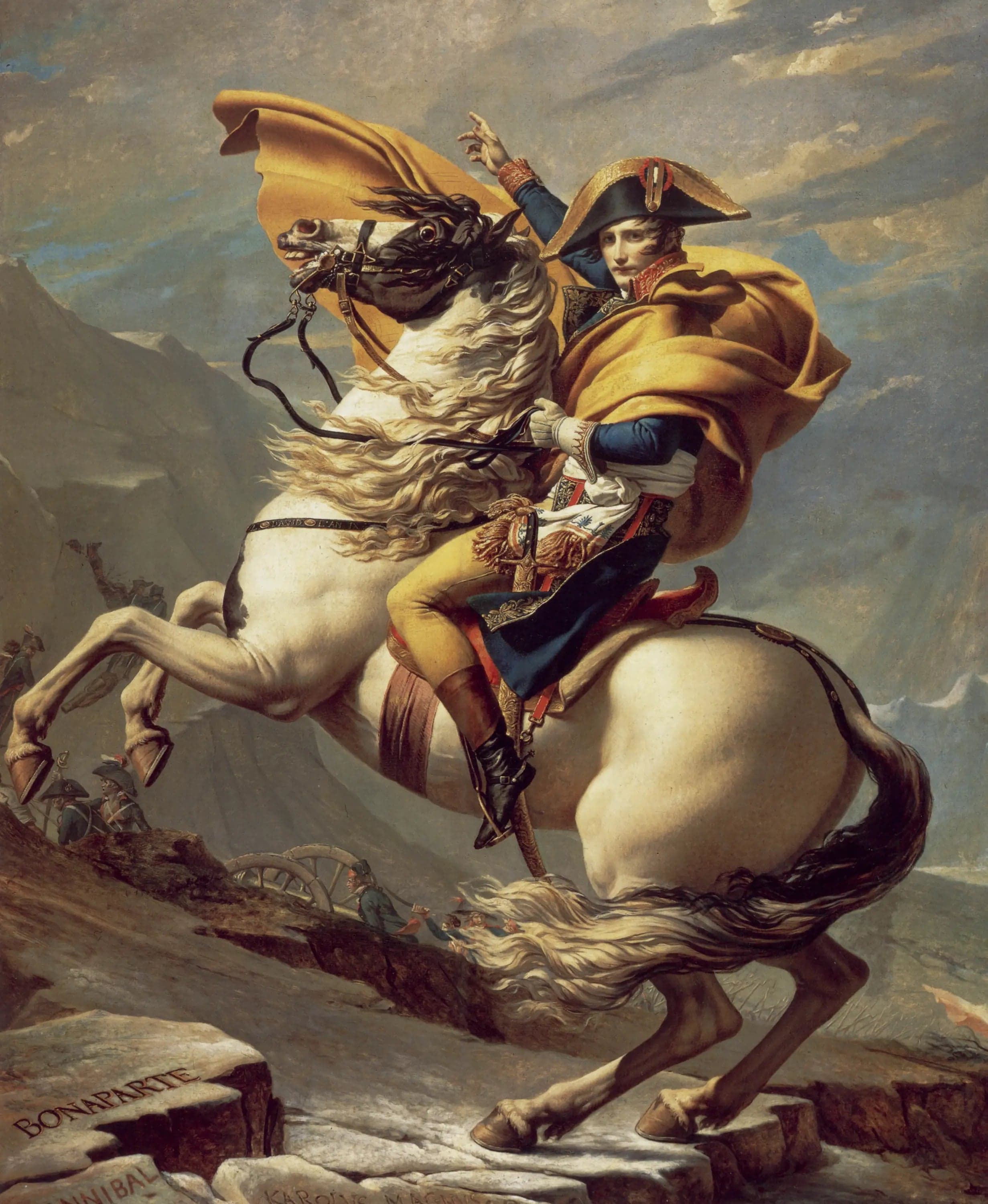 Bonaparte Crossing the Great Saint Bernard - Jacques