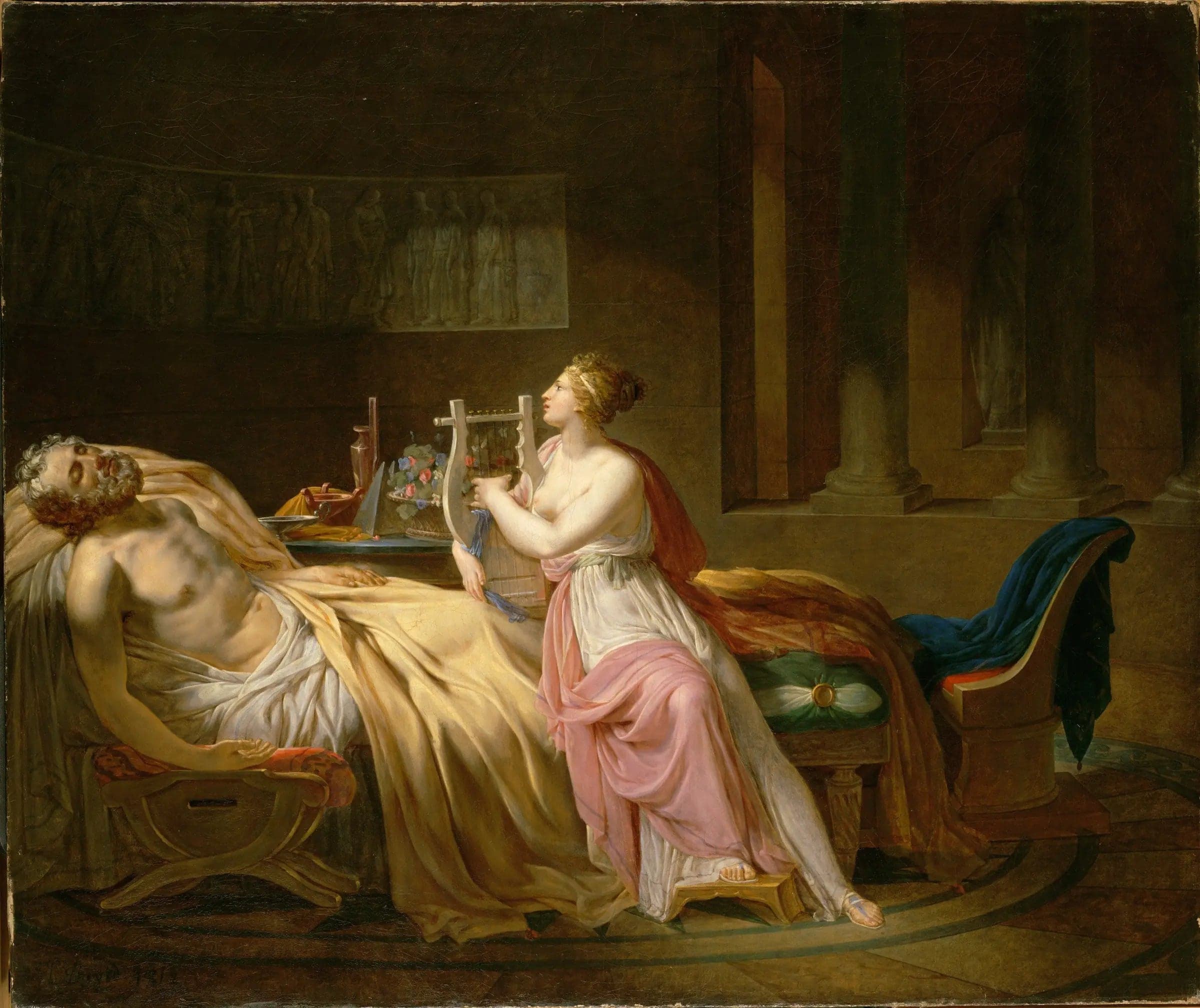 Calliope Weeping for Homer - Jacques