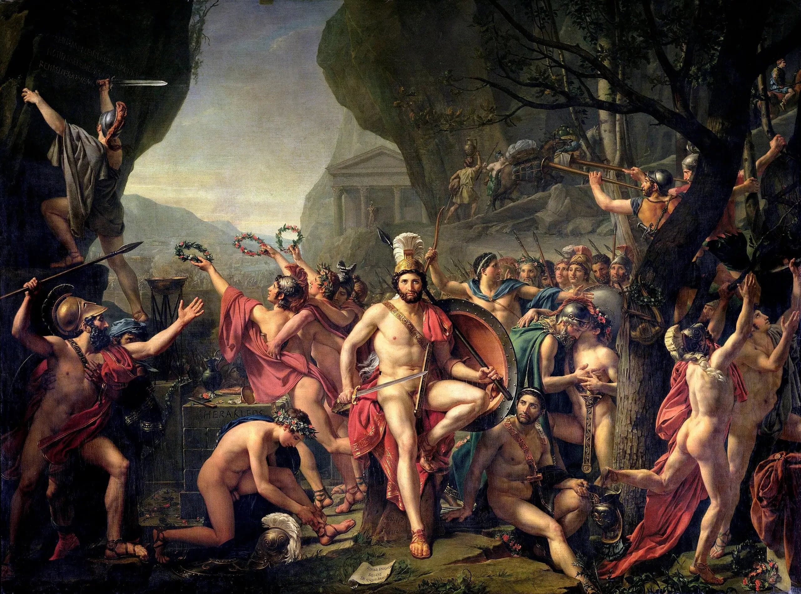Leonidas at Thermopylae - Jacques