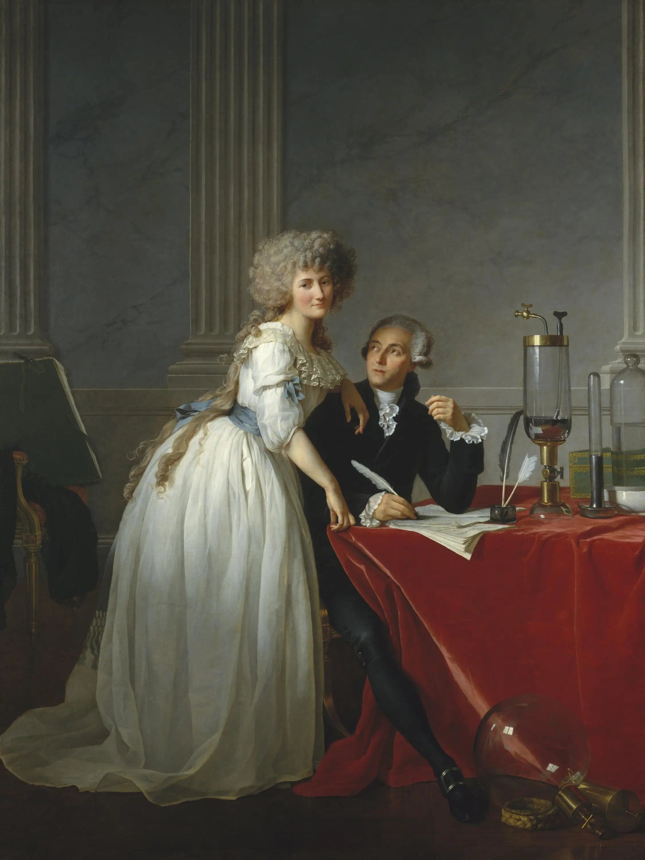 Portrait of Antoine-Laurent Lavoisier and his wife - Jacques