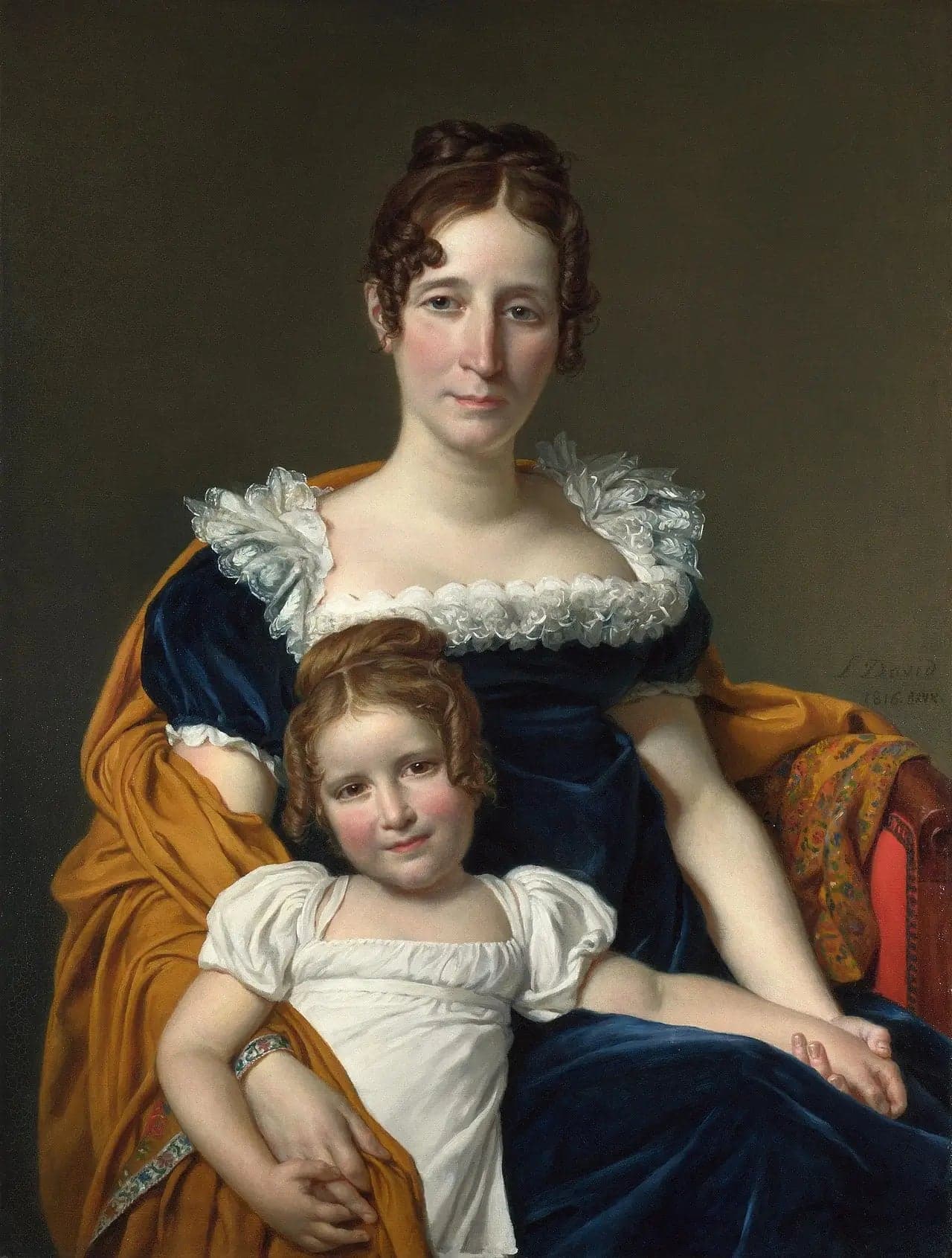 Portrait of Countess Vilain XIIII and her daughter Louise - Jacques