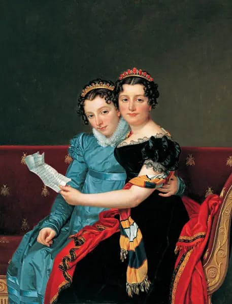 The Sisters Zénaïde and Charlotte Bonaparte - Jacques