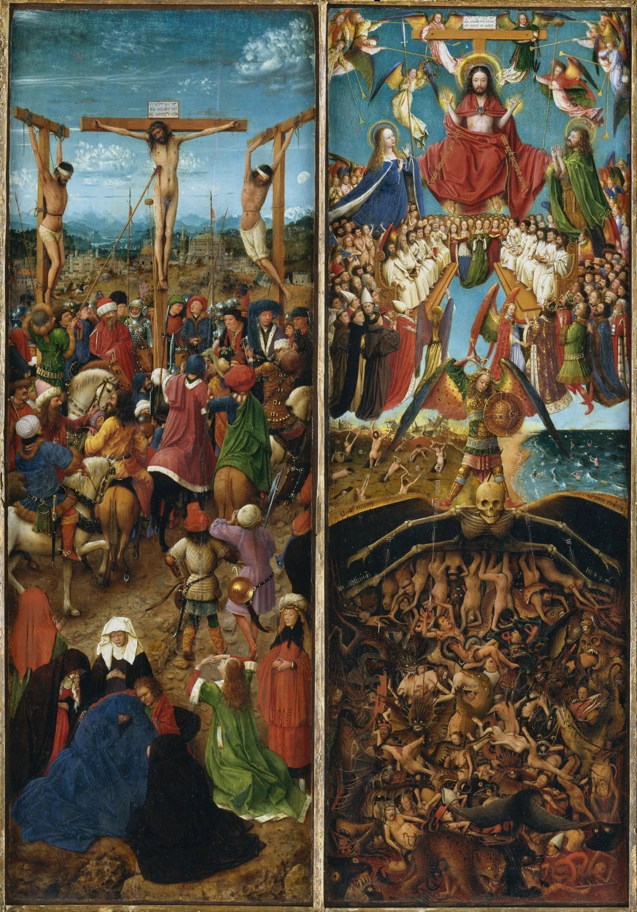 Diptyque of the Crucifixion and the Last Judgment