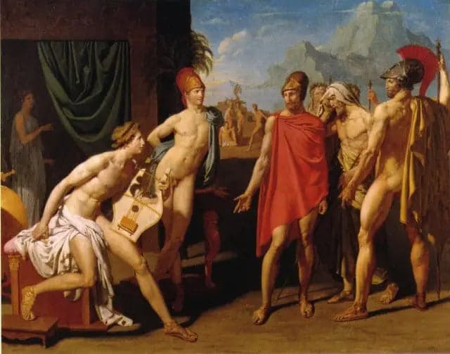 Achilles Receiving the Ambassadors of Agamemnon - Jean-Auguste