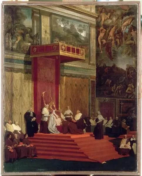 Chapel tenant of Pope Pius VII - Jean-Auguste