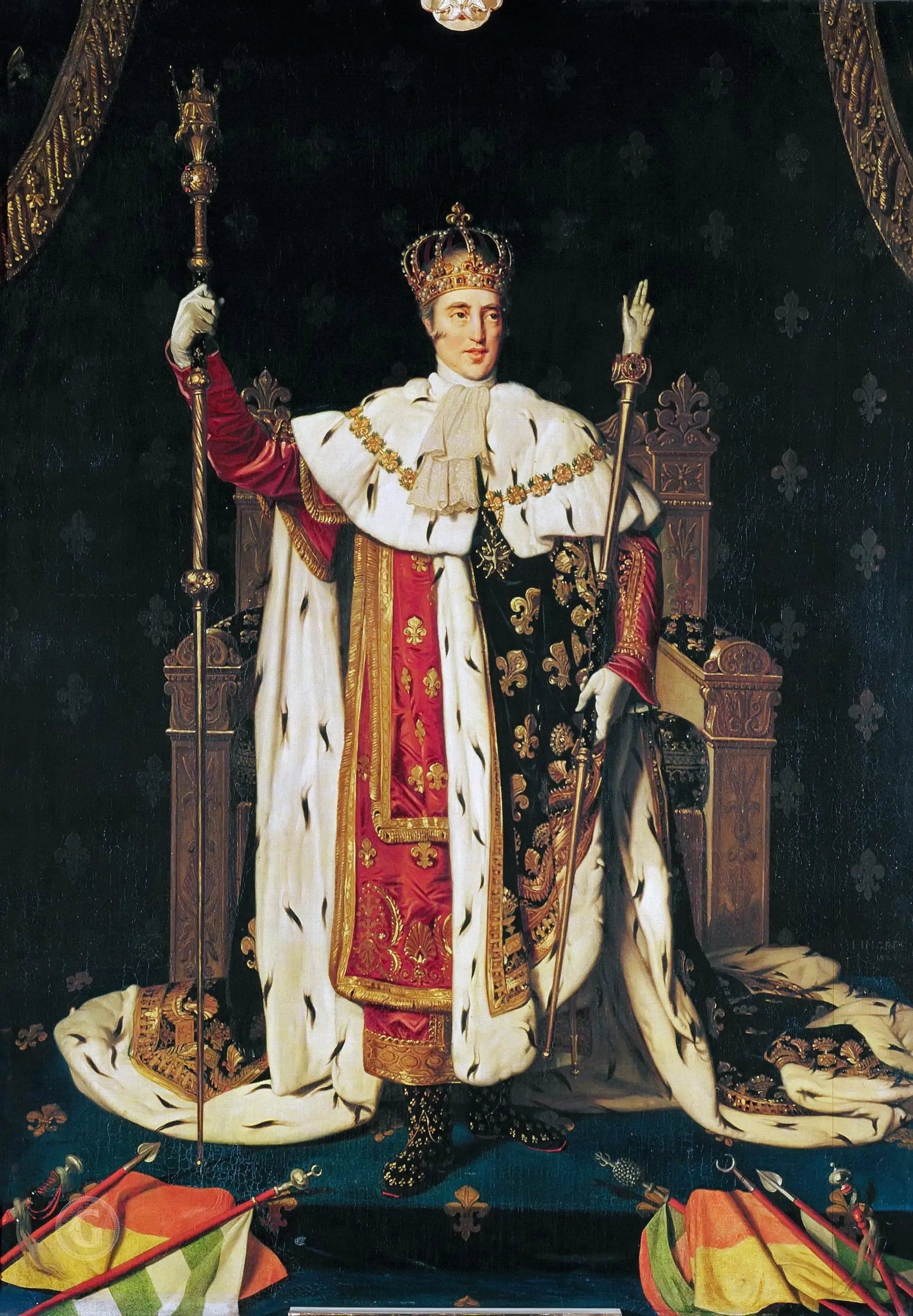 Charles X in Coronation Costume - Jean-Auguste
