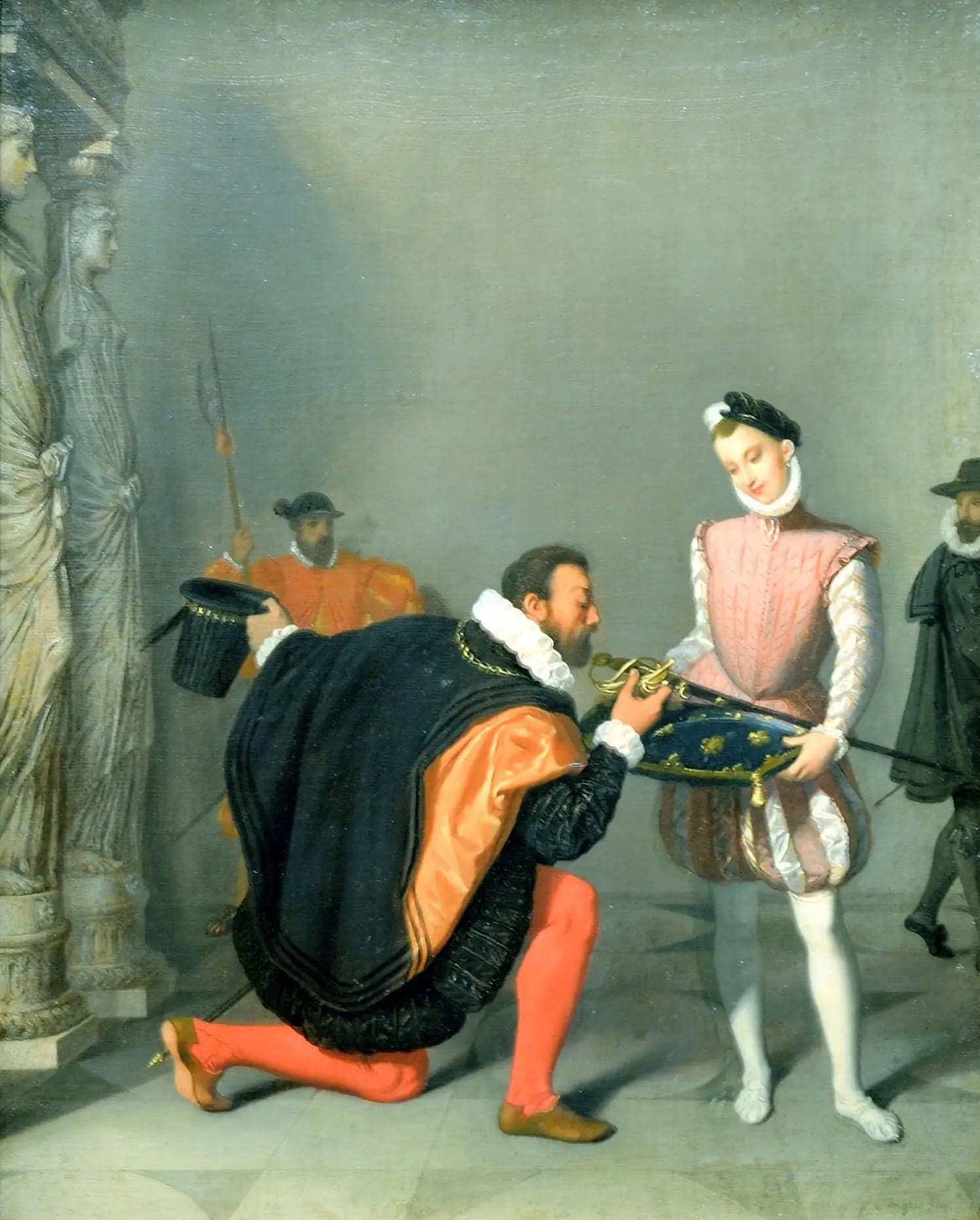 Don Pedro de Toledo Bending the Sword of Henry IV - Jean-Auguste