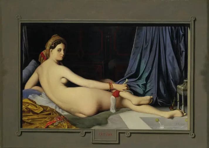 Fatima as Odalisque - Jean-Auguste