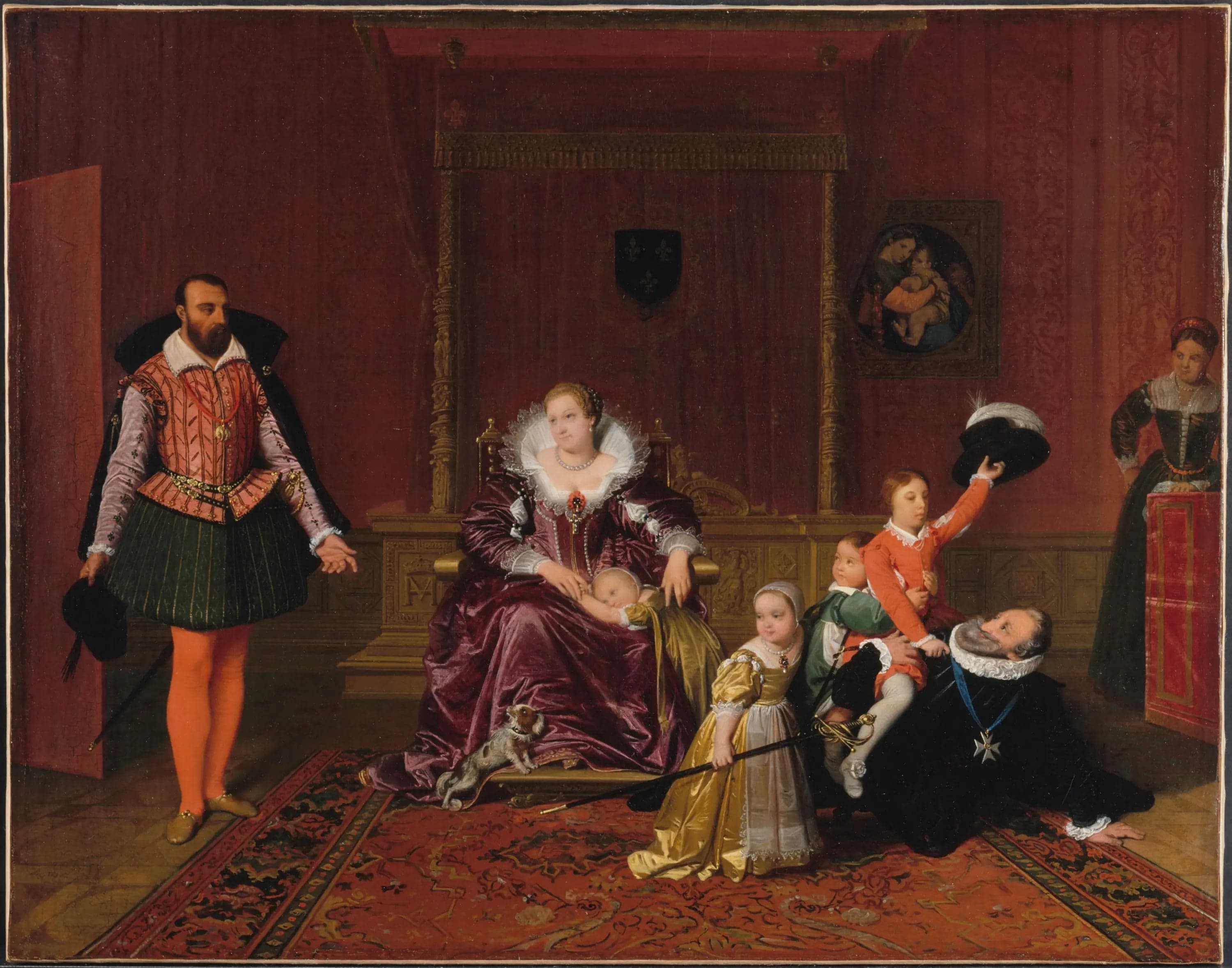 Henry IV Receiving the Spanish Ambassador - Jean-Auguste