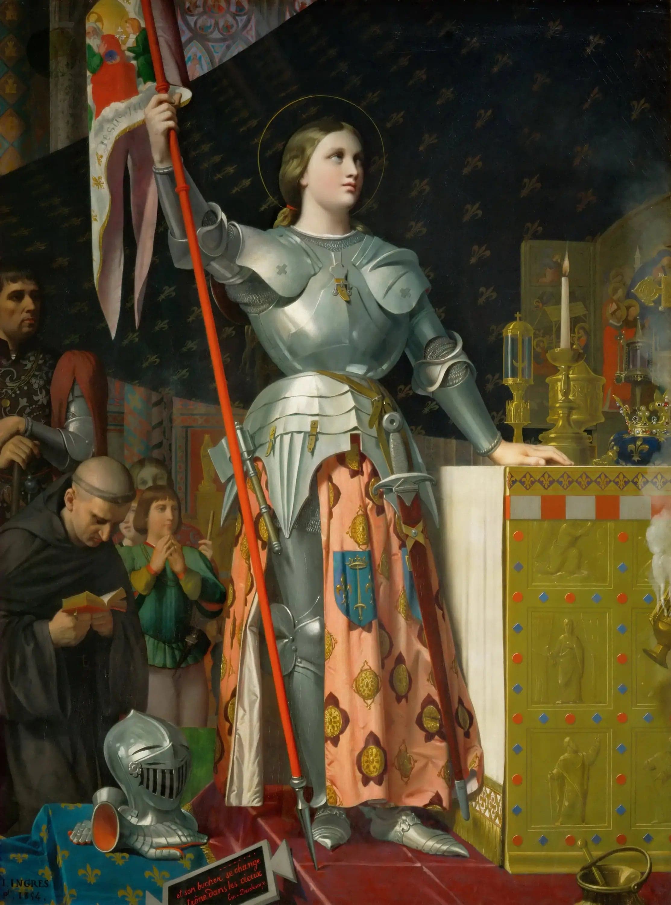 Joan of Arc at the Coronation of King Charles VII - Jean-Auguste