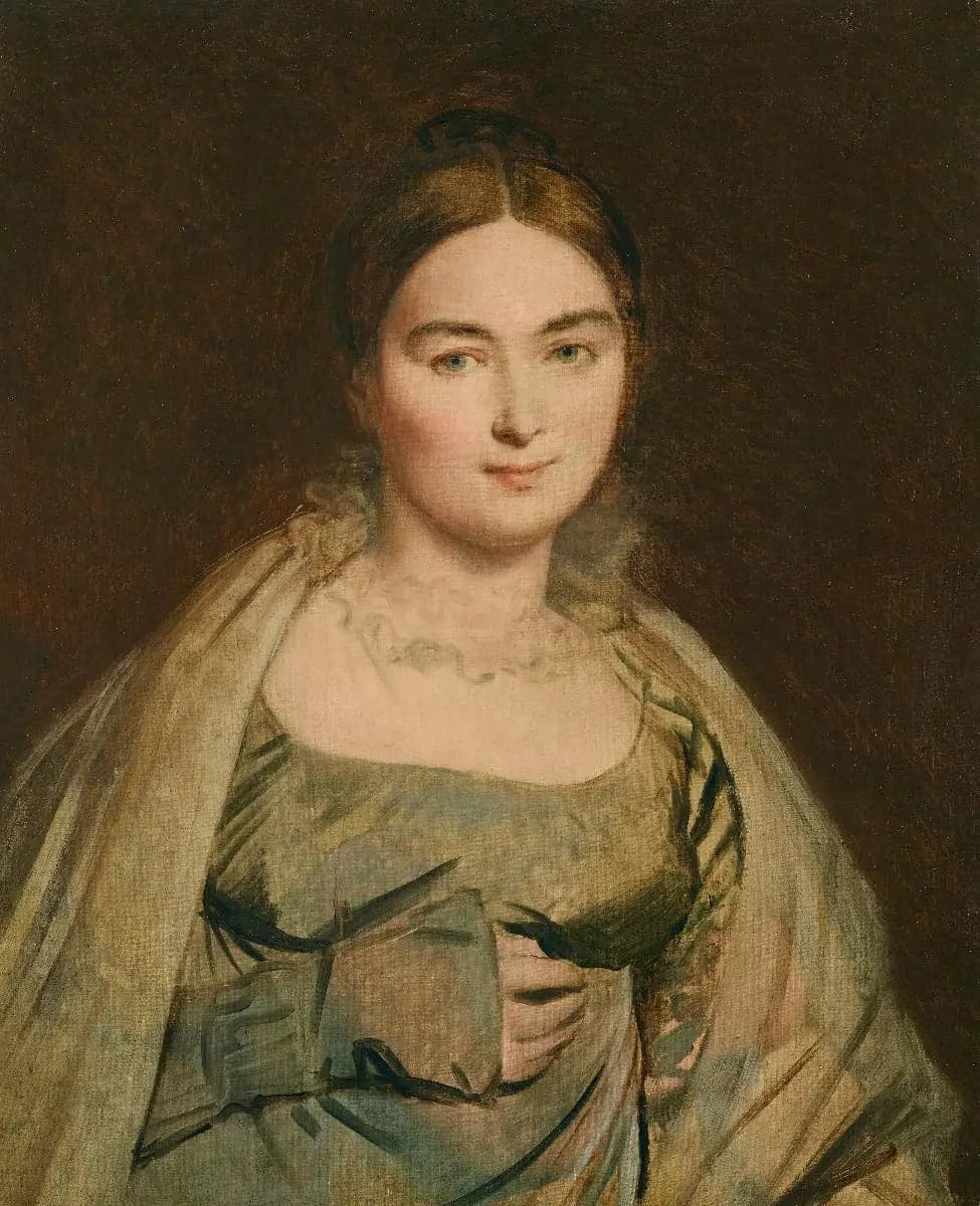 Madame Ingres, born Madeleine Chapelle - Jean-Auguste