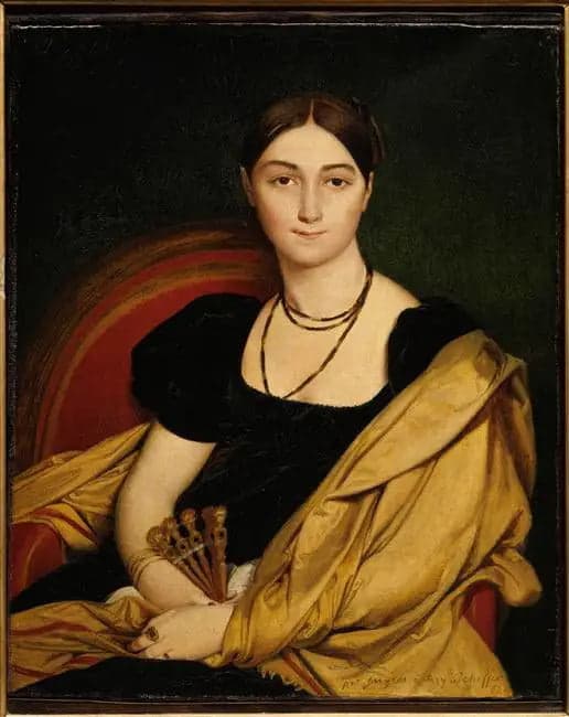 Portrait of Madame Devauçay - Jean-Auguste