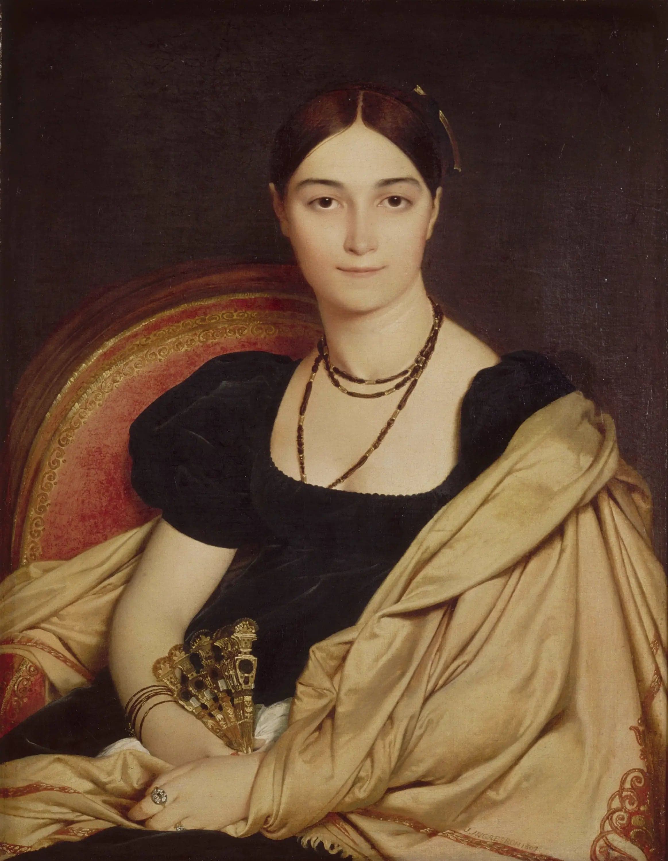 Portrait of Madame Duvaucey - Jean-Auguste