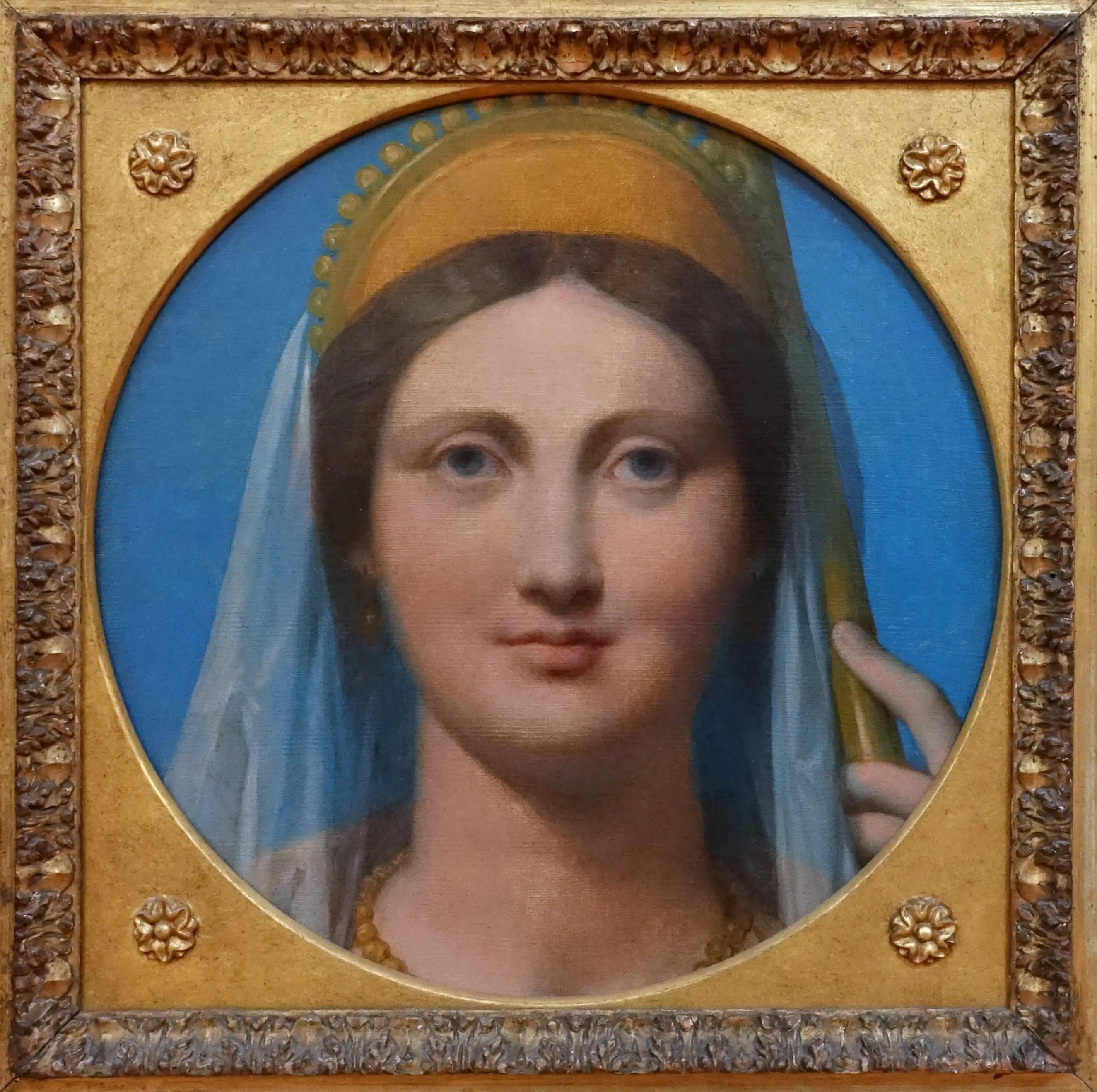 Portrait of Madame Jacques Ignace Hittorf as Juno - Jean-Auguste