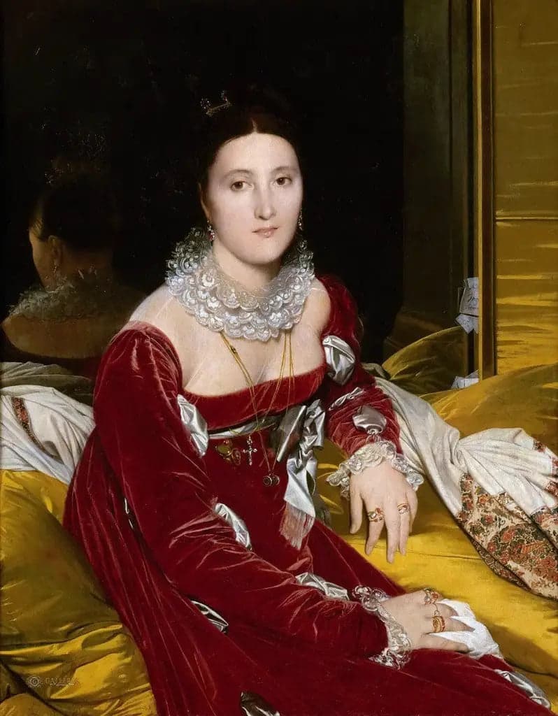 Portrait of Madame de Senonnes - Jean-Auguste