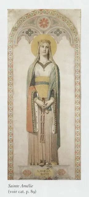 Saint Amélie, Queen of Hungary - Jean-Auguste