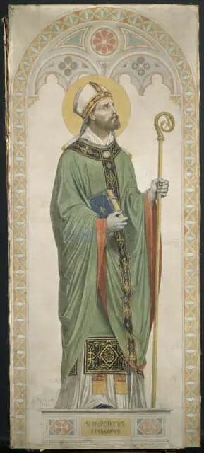 Saint Robert, or Rupert, Bishop of Worms - Jean-Auguste