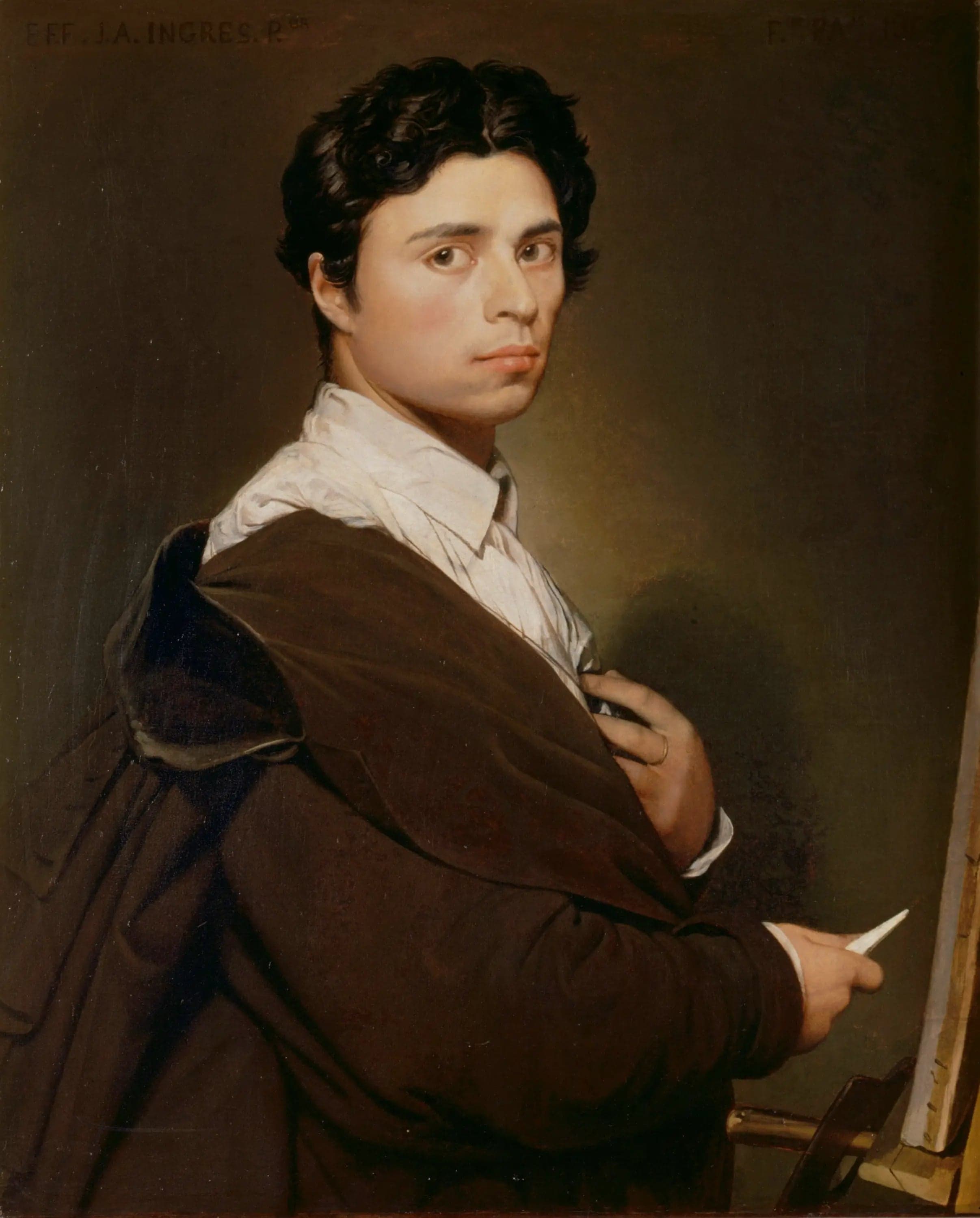 Self-Portrait at Twenty-Four - Jean-Auguste