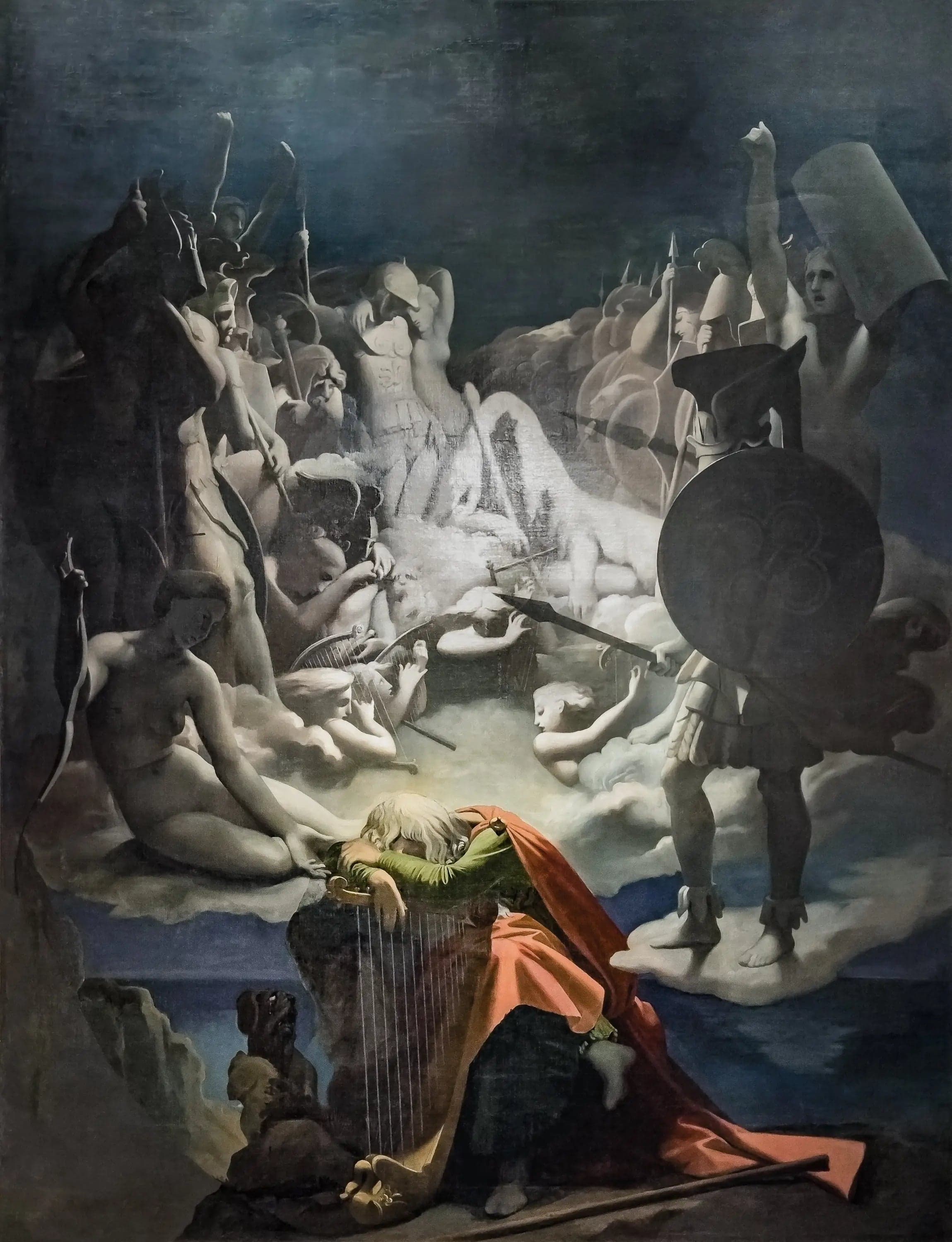The Dream of Ossian - Jean-Auguste