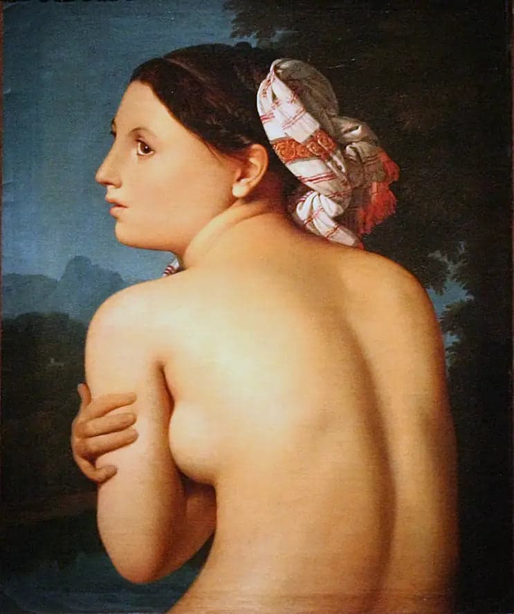 The Half-Length Bather - Jean-Auguste