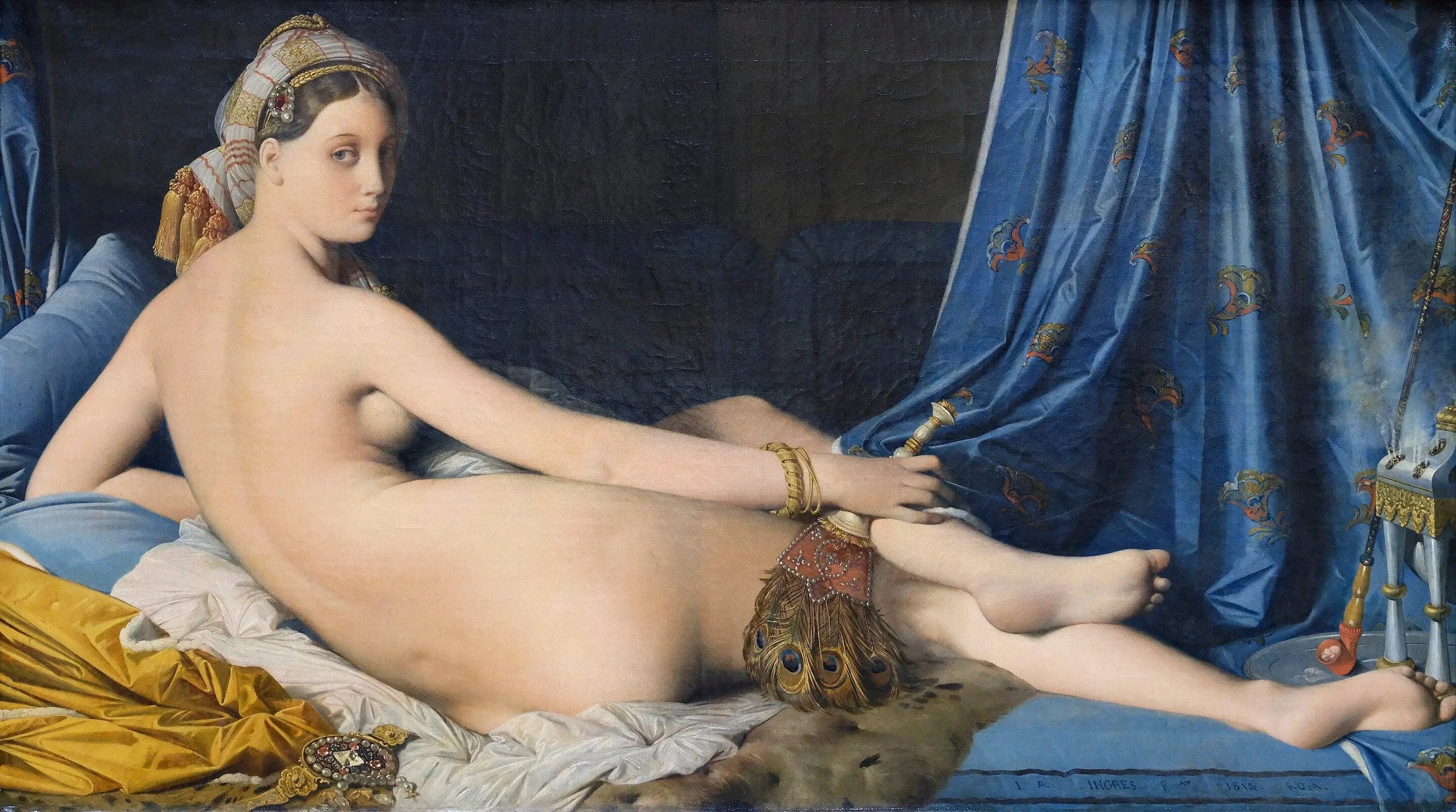 The Large Odalisque - Jean-Auguste