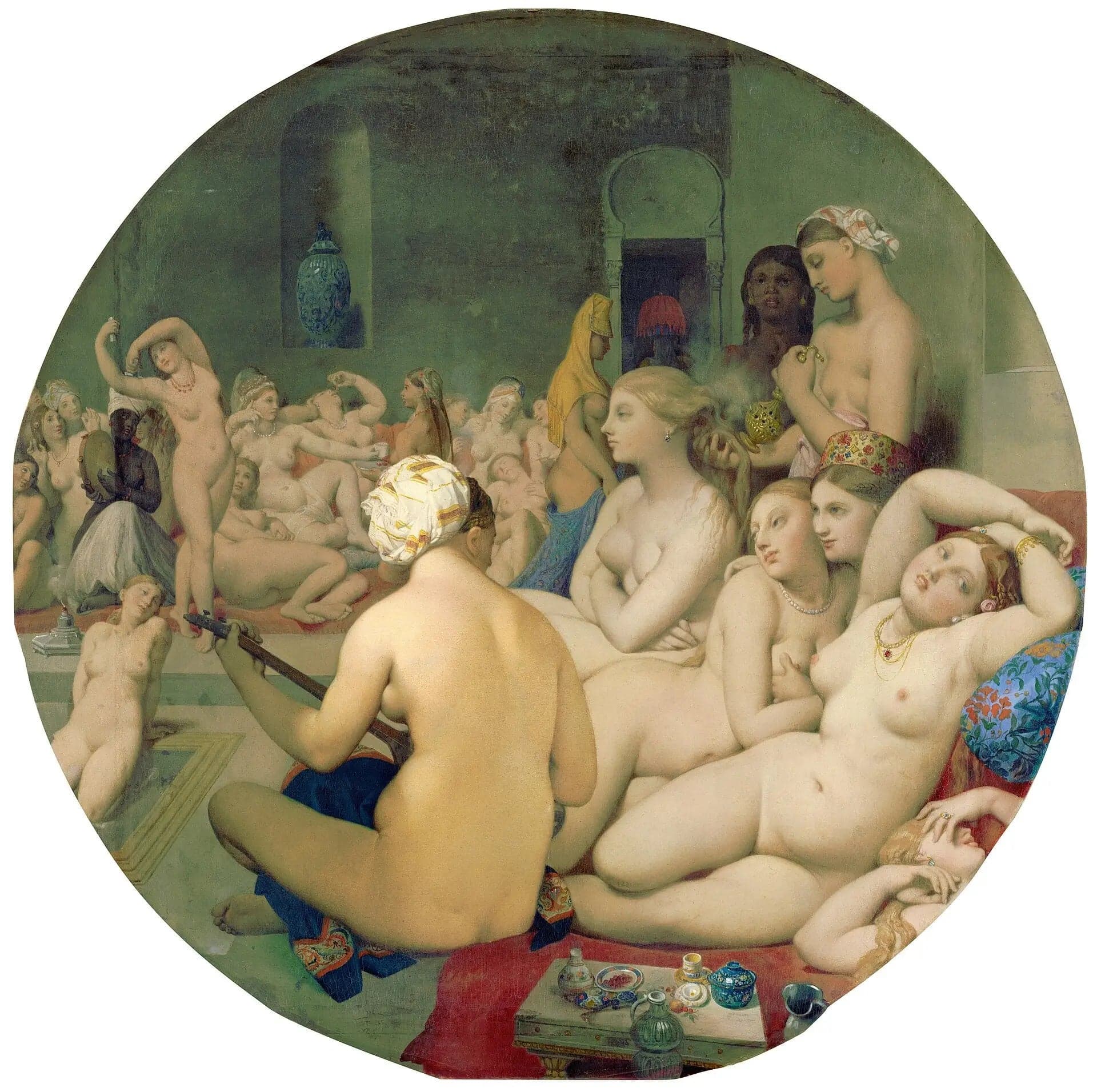 The Turkish Bath - Jean-Auguste