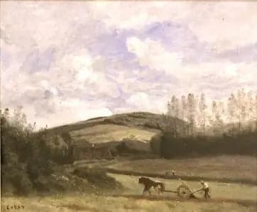 A Farmer in the Countryside, near Étretat - Jean