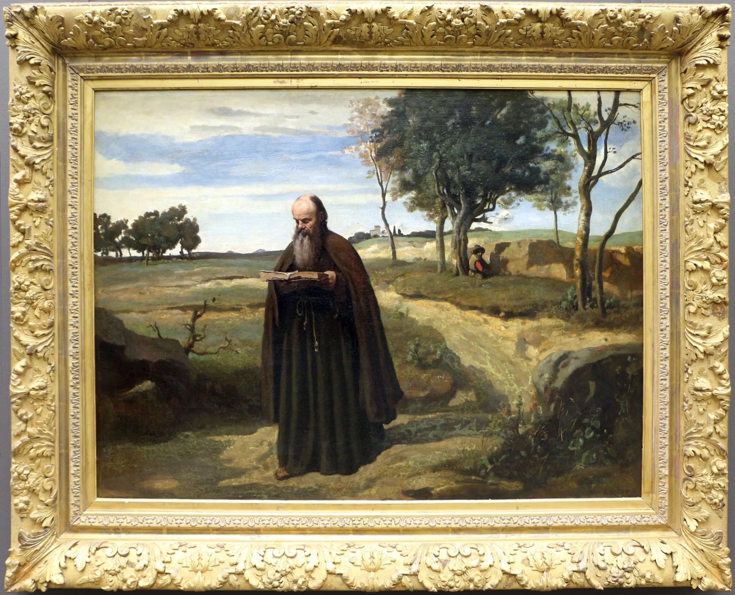 A Monk Reading - Jean