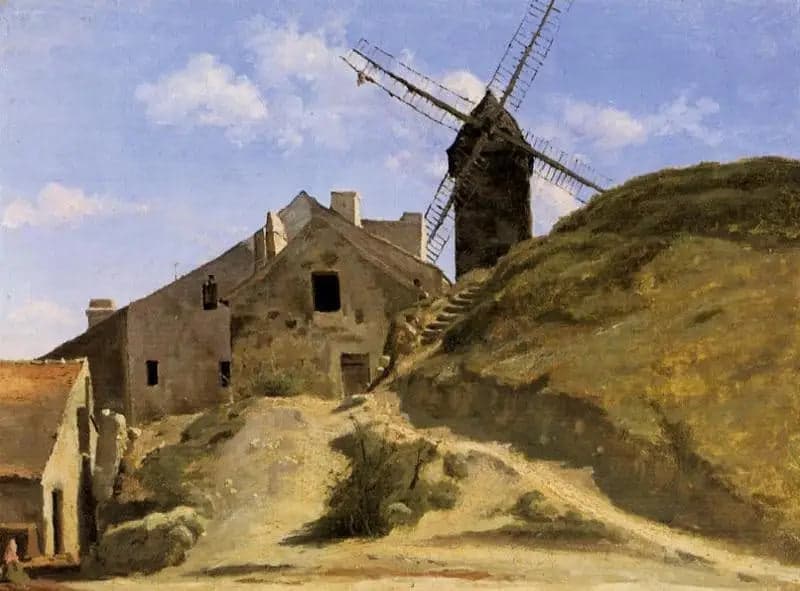 A Windmill in Montmartre - Jean