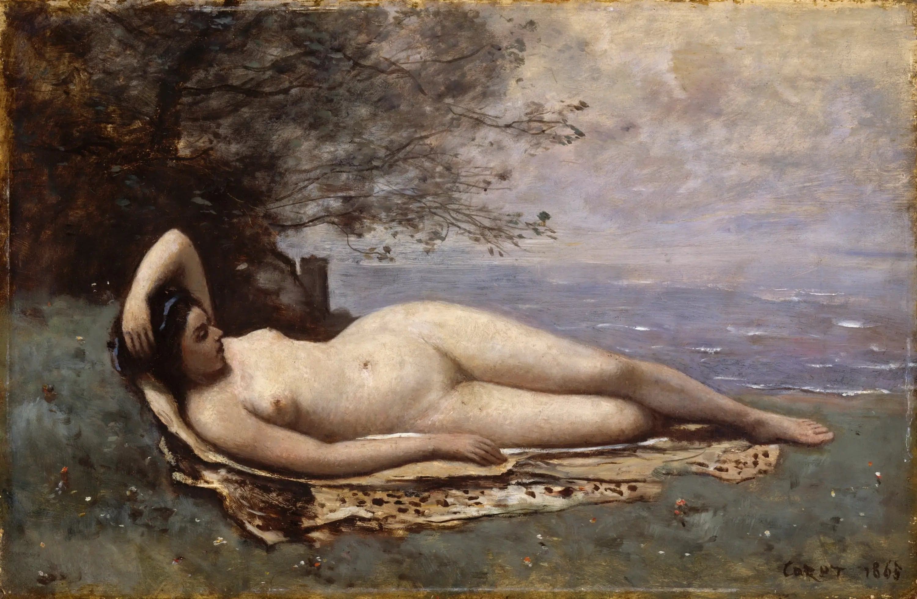 Bacchante au bord de la mer - Jean