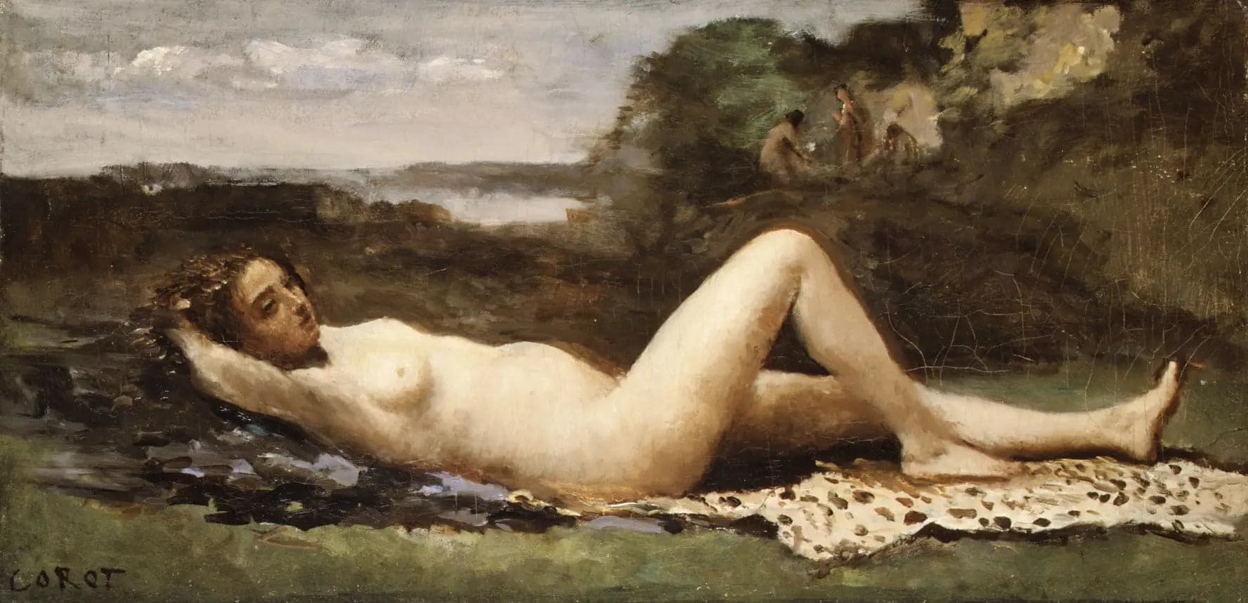 Bacchante in a Landscape - Jean