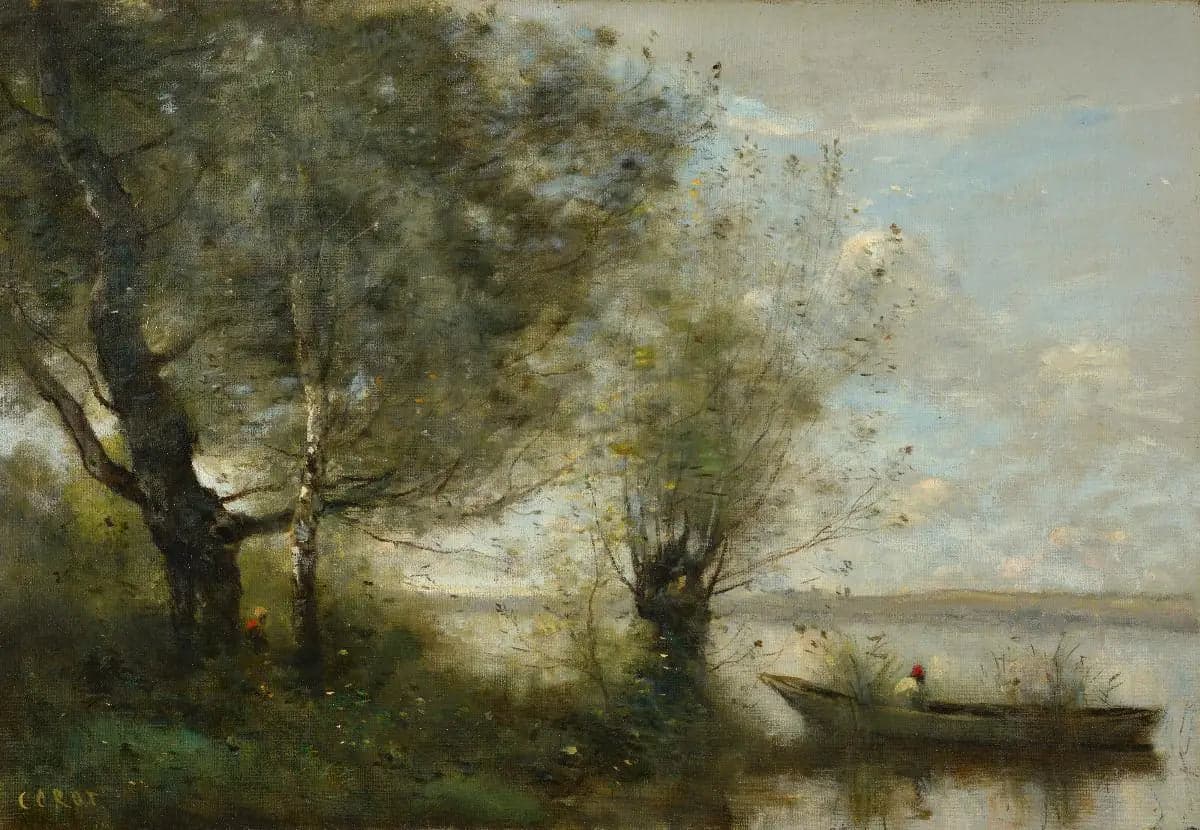 Boat near a river - Jean