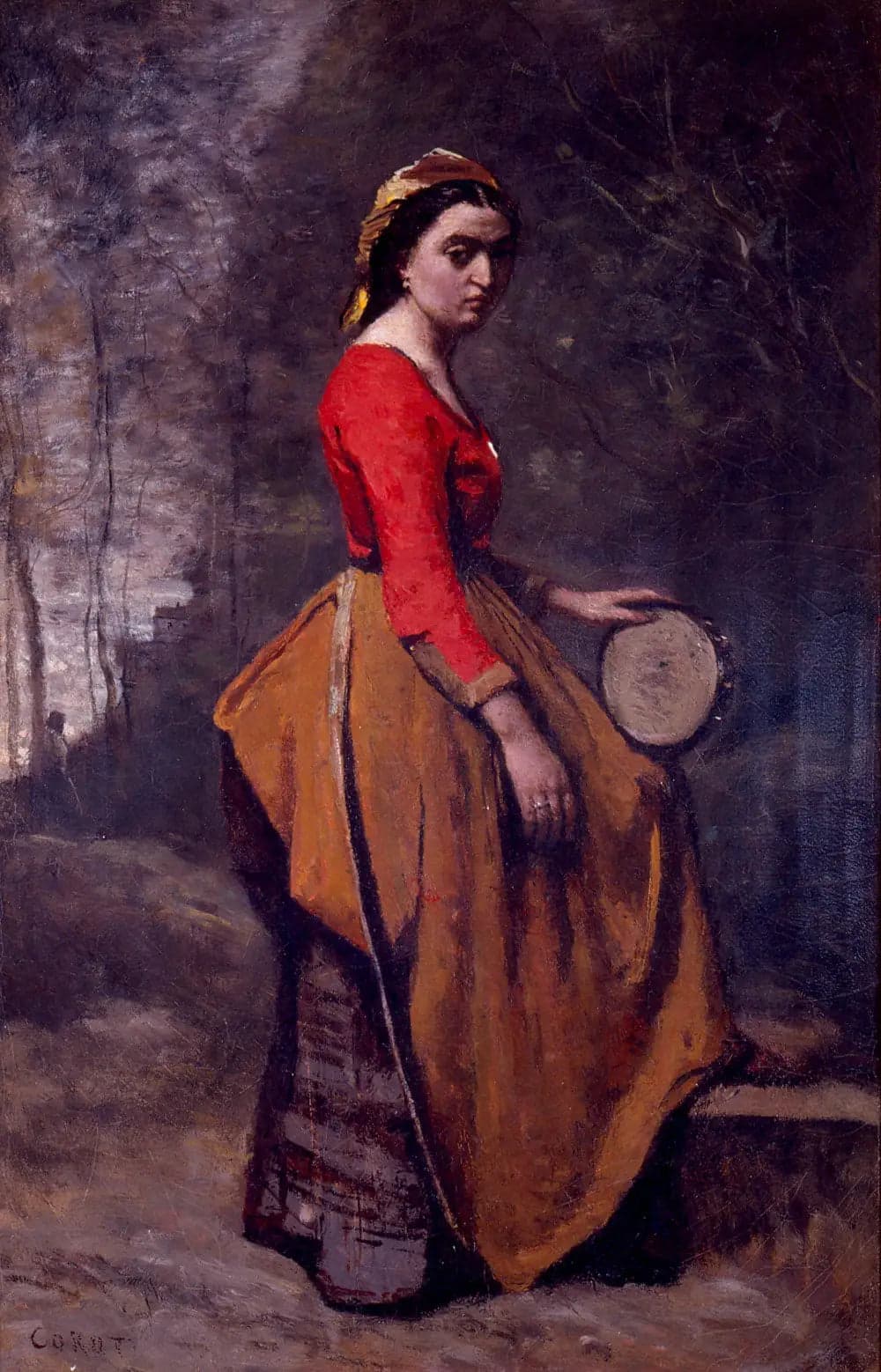Bohemian Woman with Tambourine - Jean