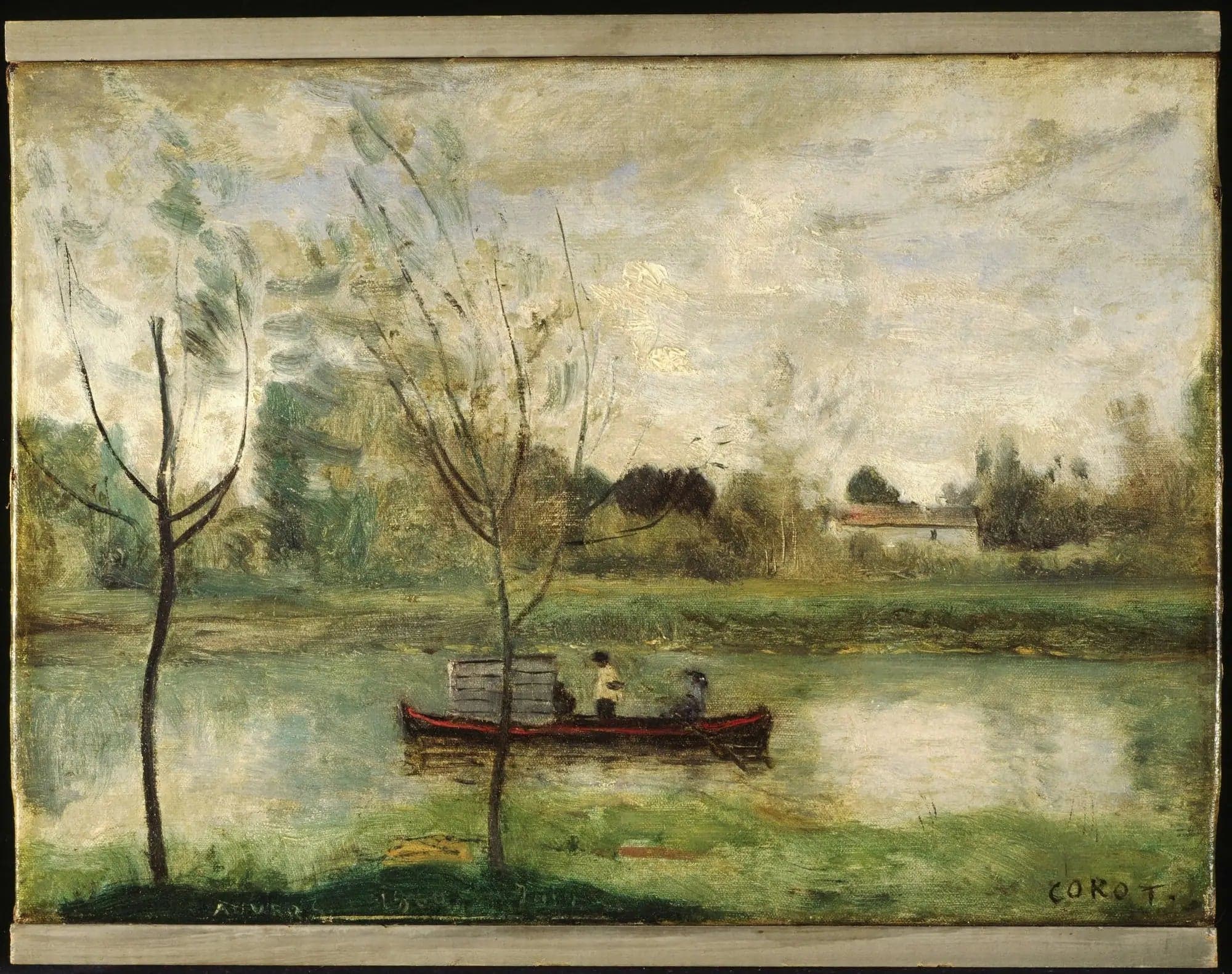 Daubigny works on his "Botin" near Auvers-sur-Oise - Jean
