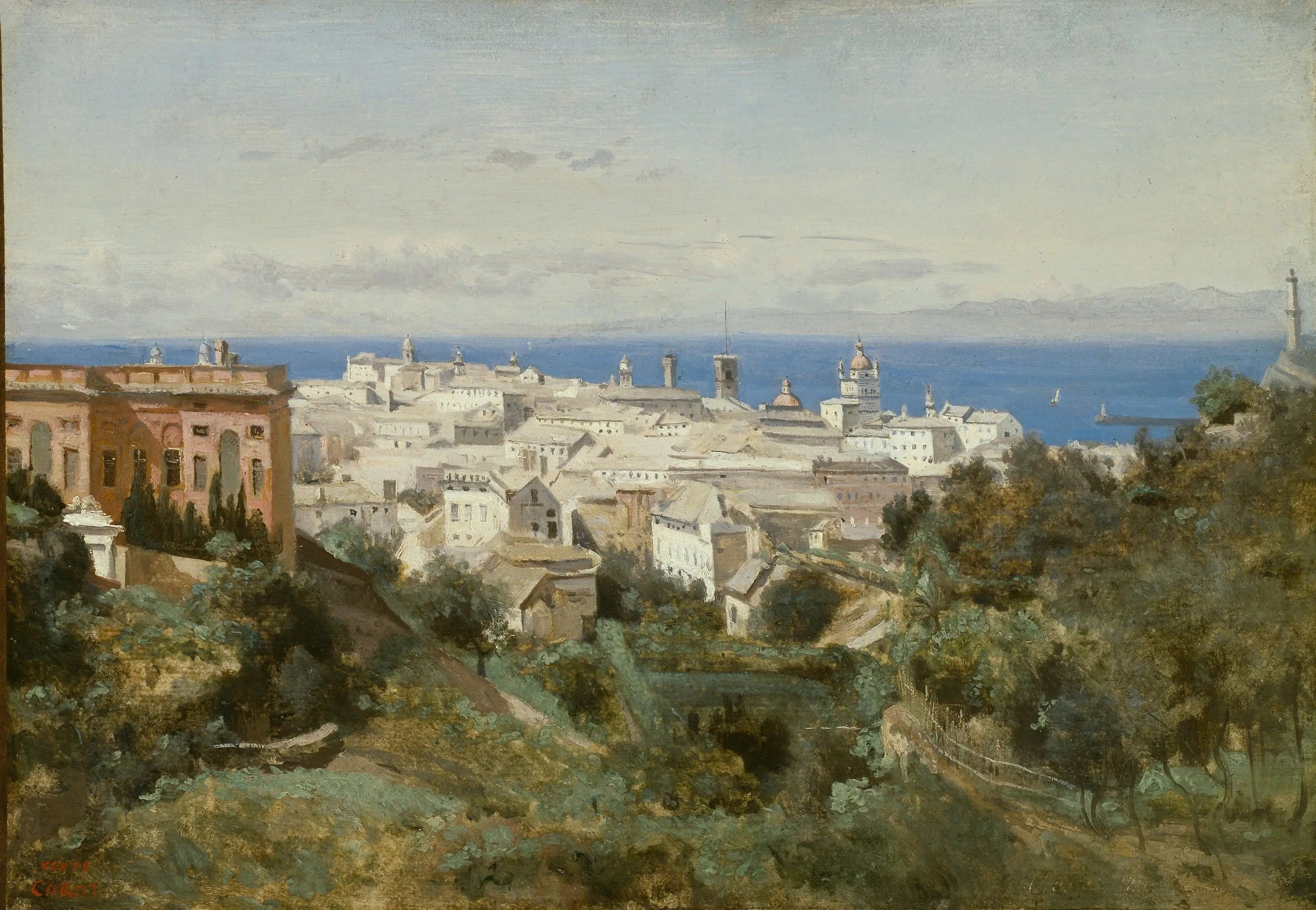 Genoa, view of the Acqua Sola promenade - Jean