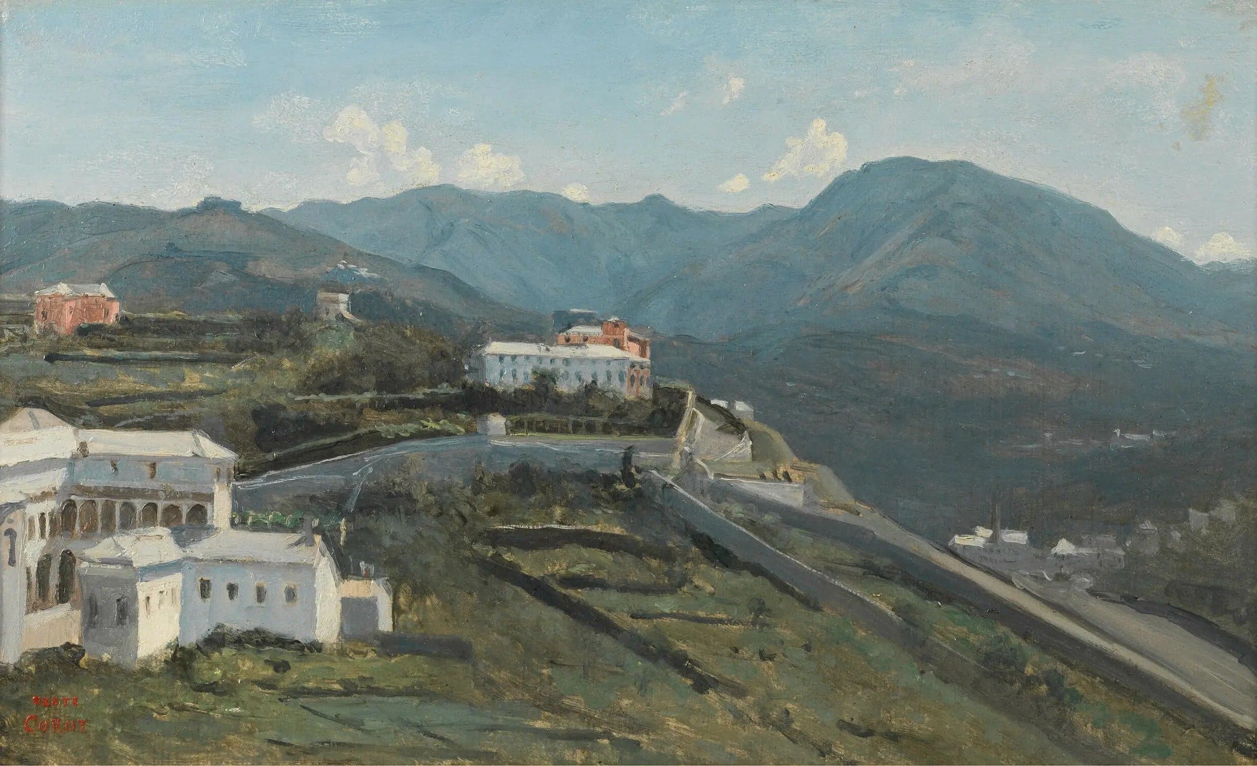 Genoa. A piece of the city and the Apennines - Jean