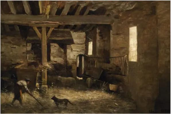 Interior of a Sheepfold - Jean