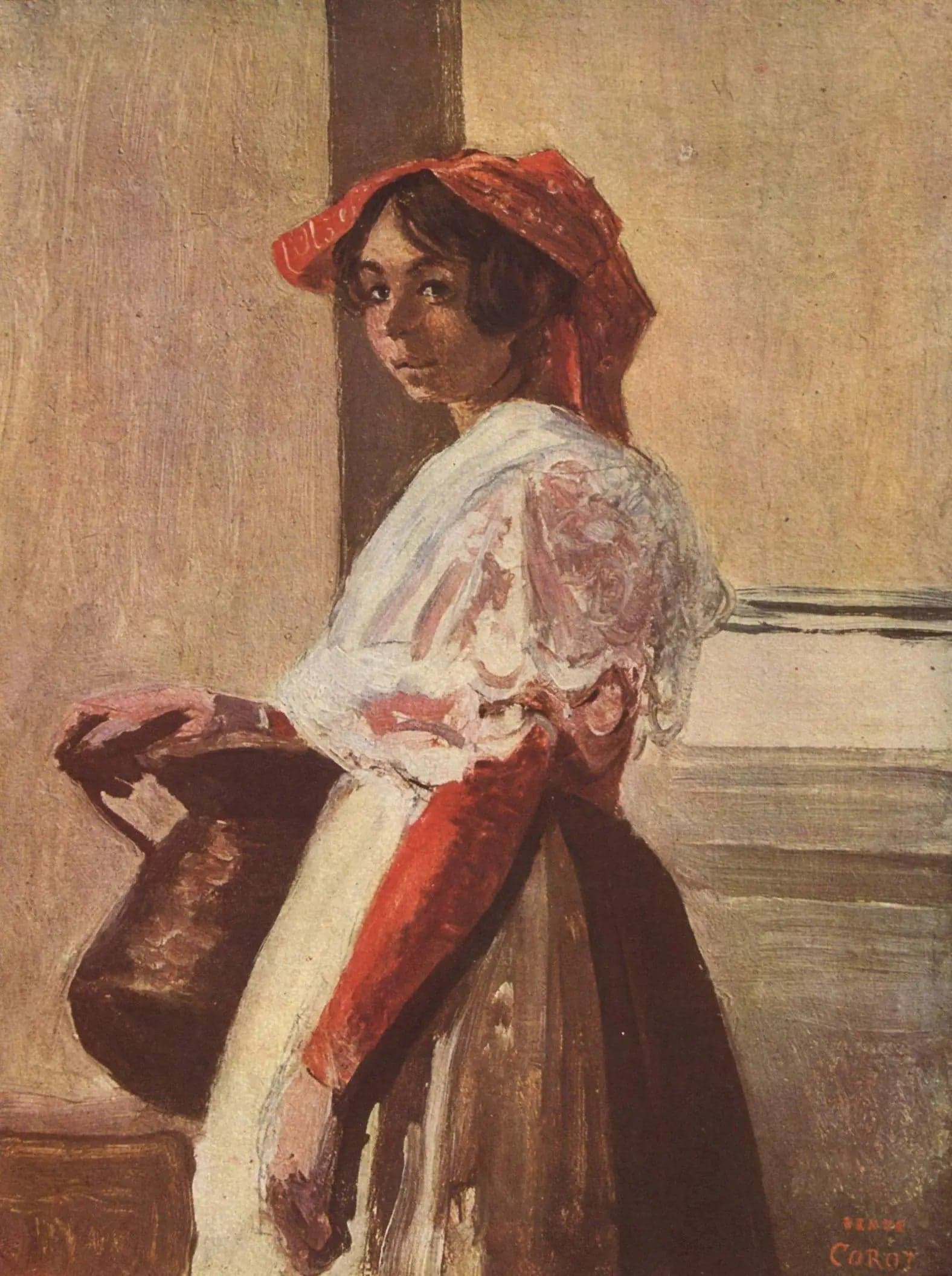 Italian woman with jug - Jean