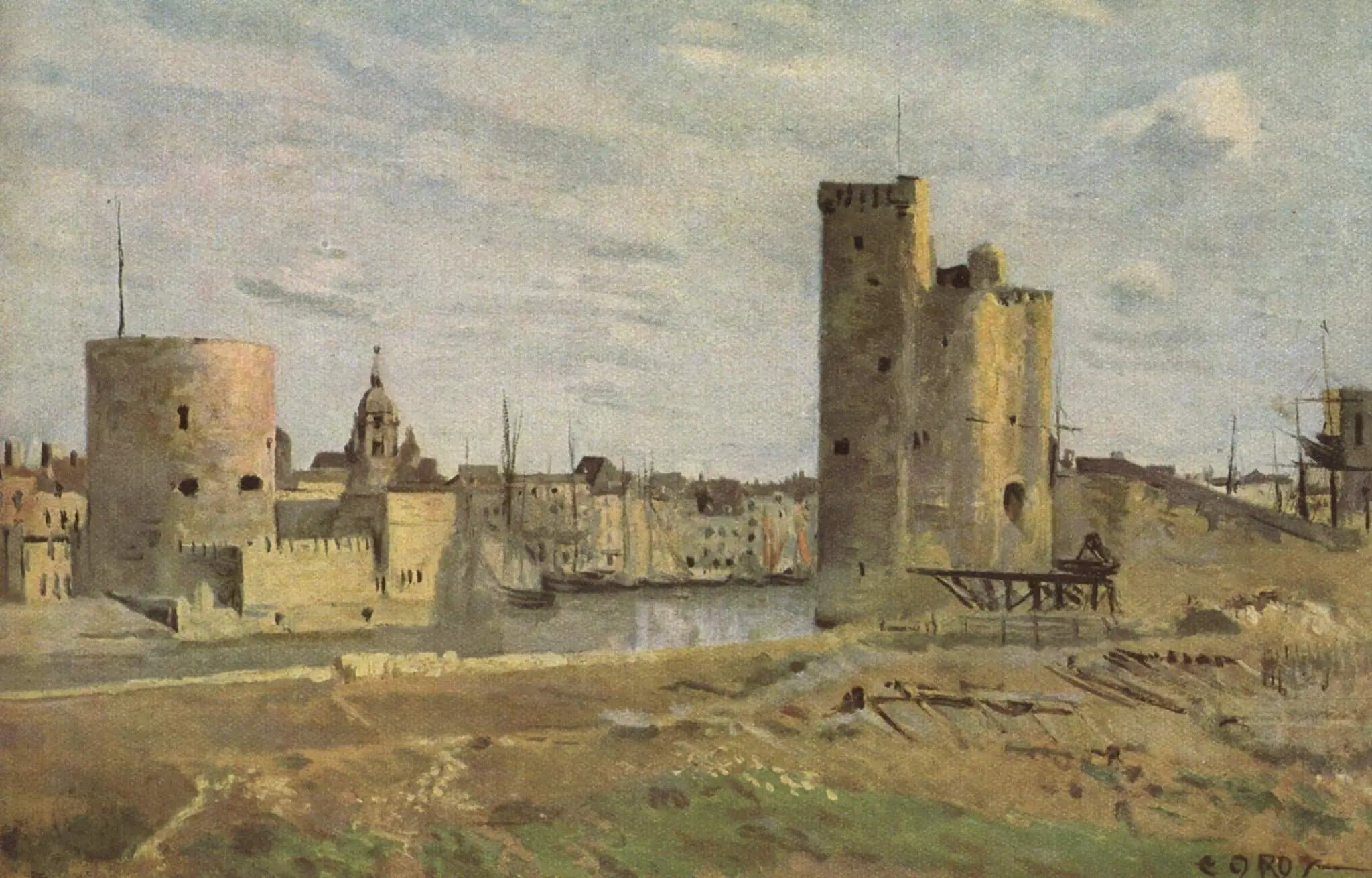 La Rochelle, port entrance - Jean