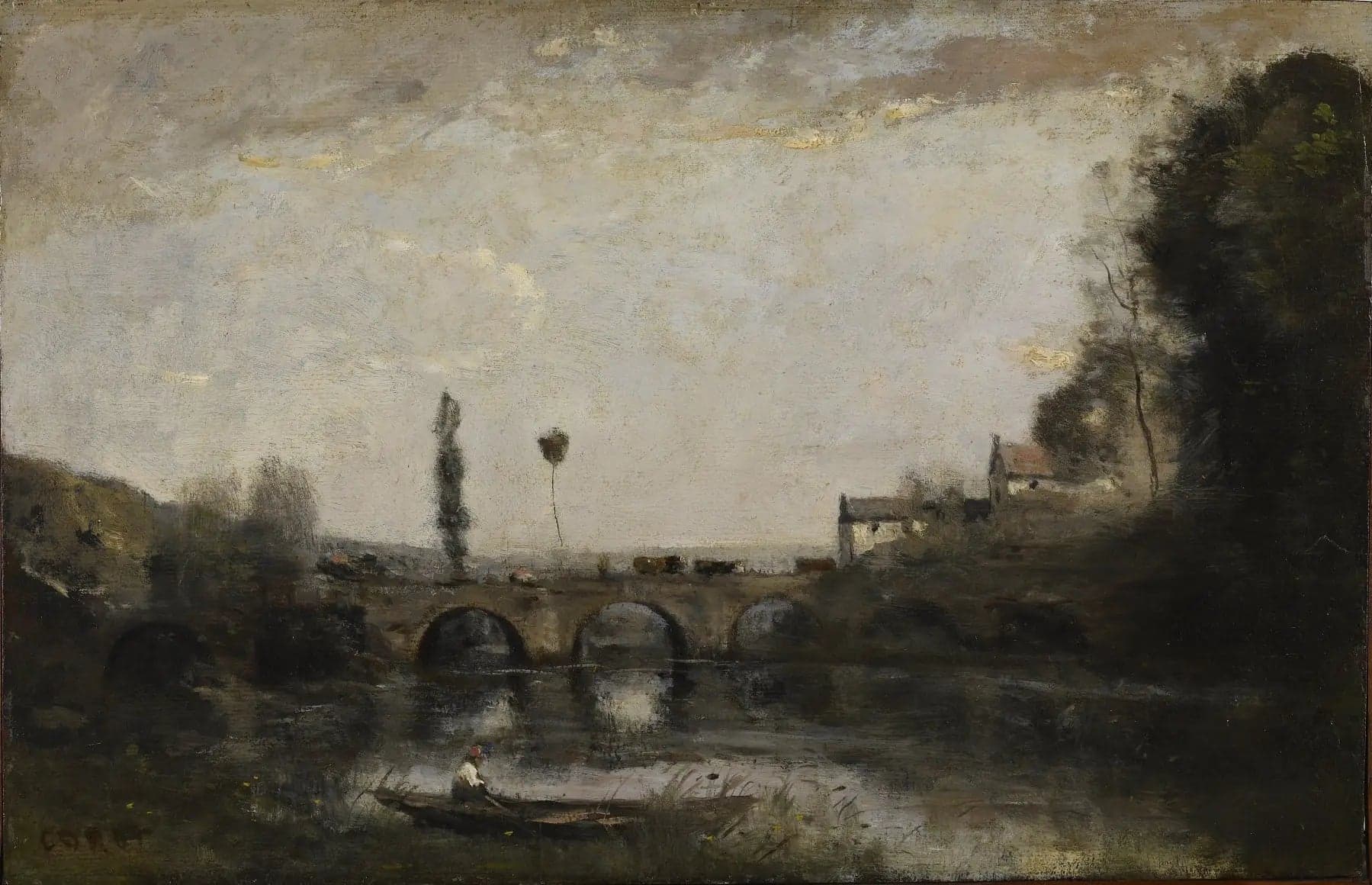 Landscape with Bridge - Jean