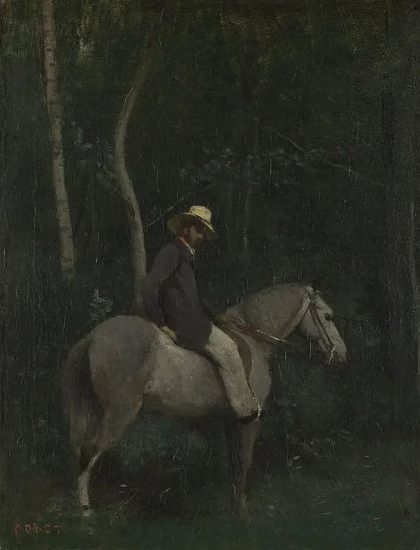 Monsieur Pivot on horseback - Jean