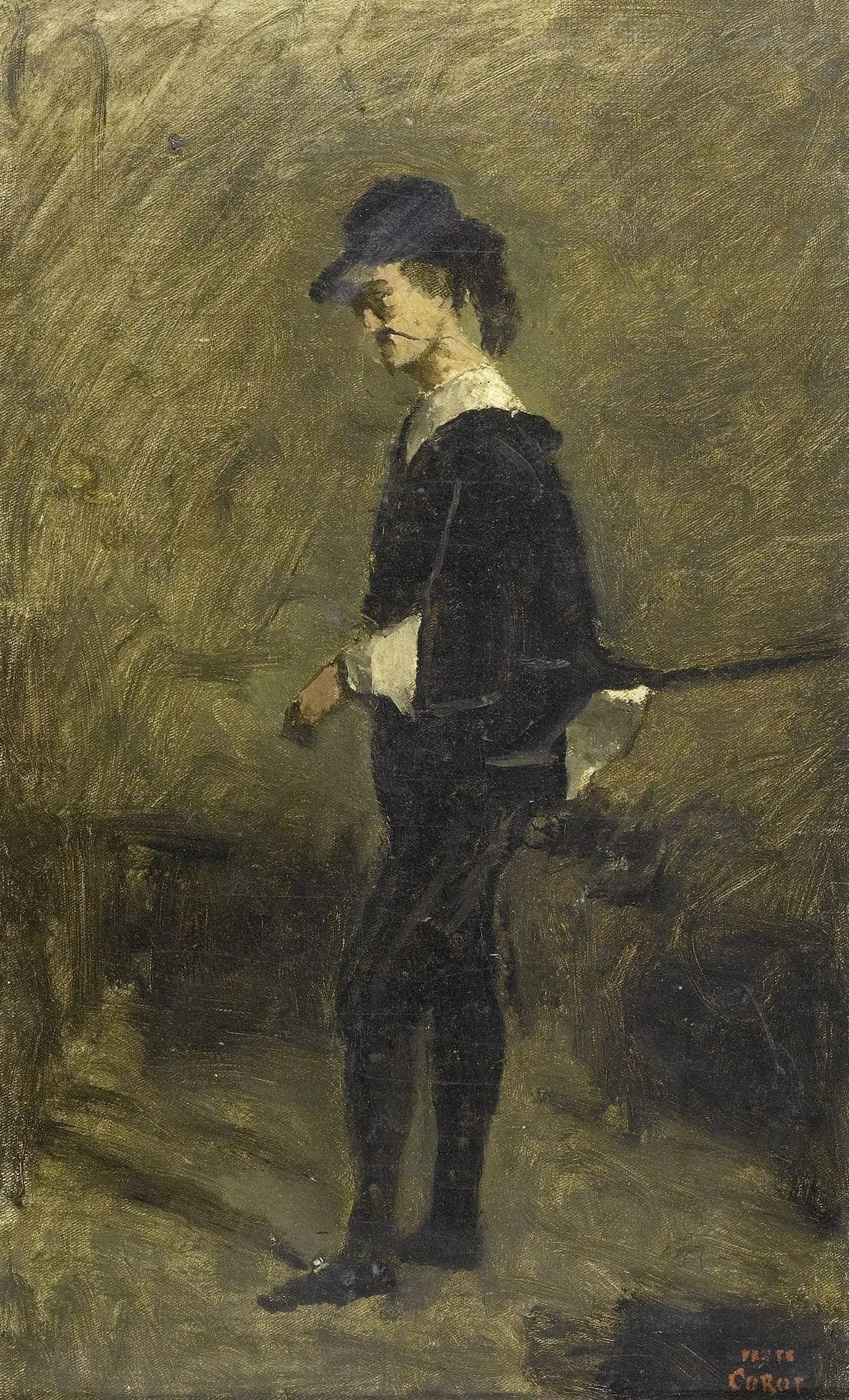 Portrait of Mr. Bigour d'Arras in Hamlet costume - Jean