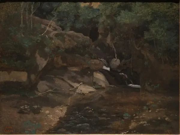 Rocks by a Stream, Civita Castellana - Jean