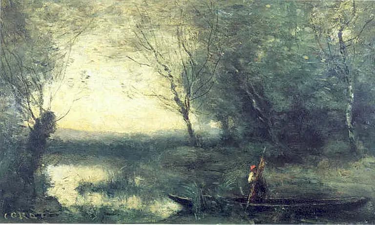 The Boatman, Evening - Jean