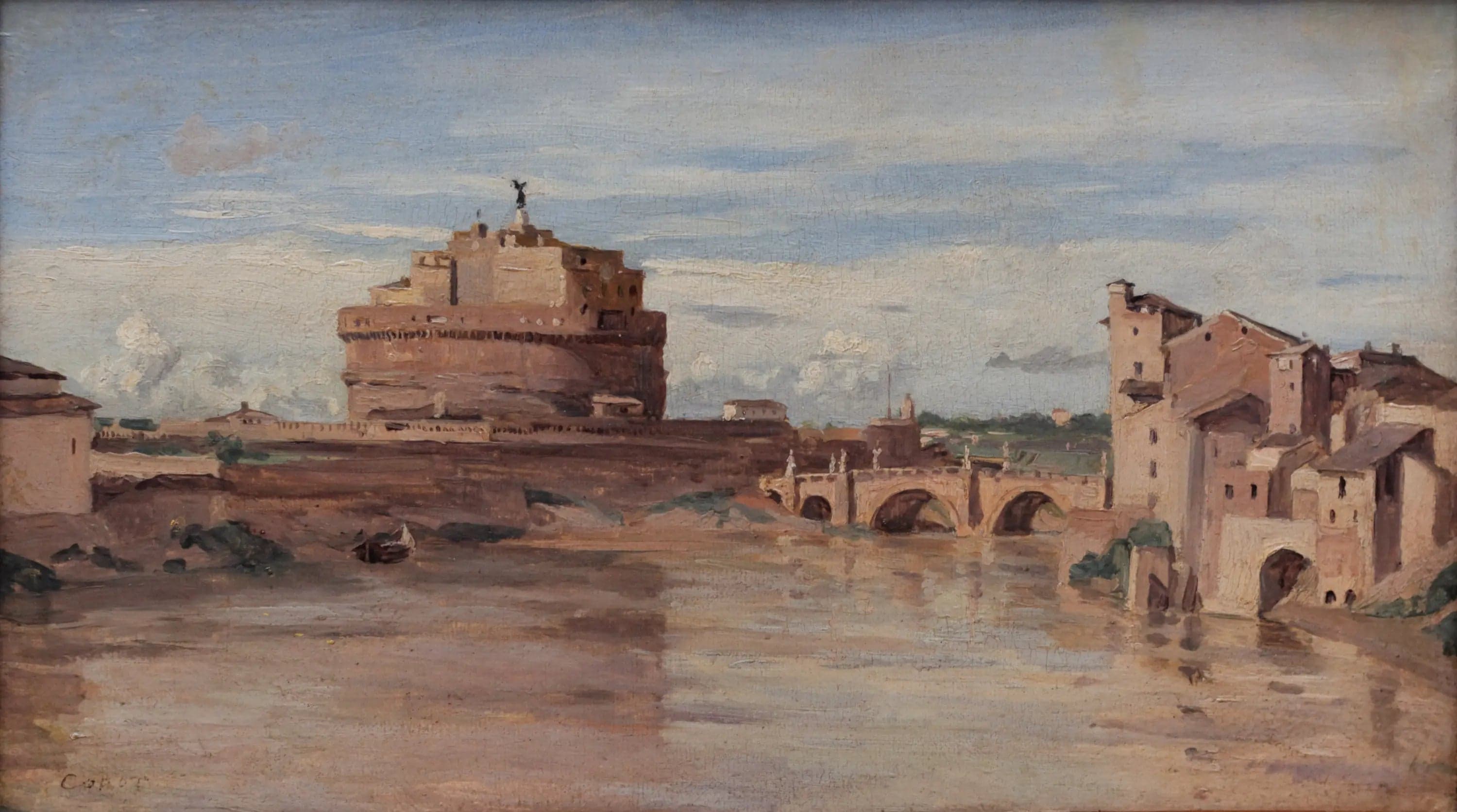 The Château Saint-Ange and the Tiber, Rome - Jean