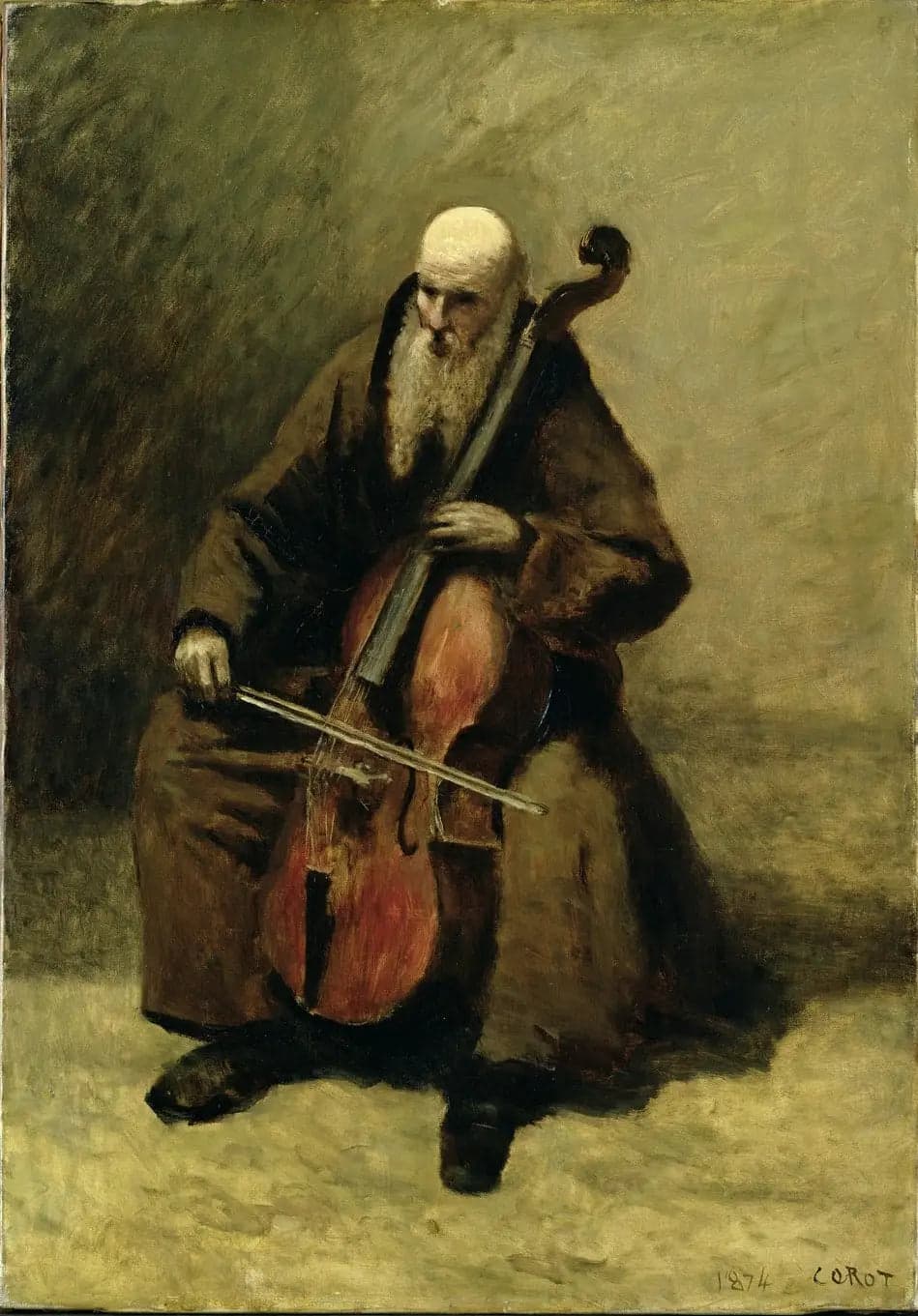 The Monk with Cello - Jean