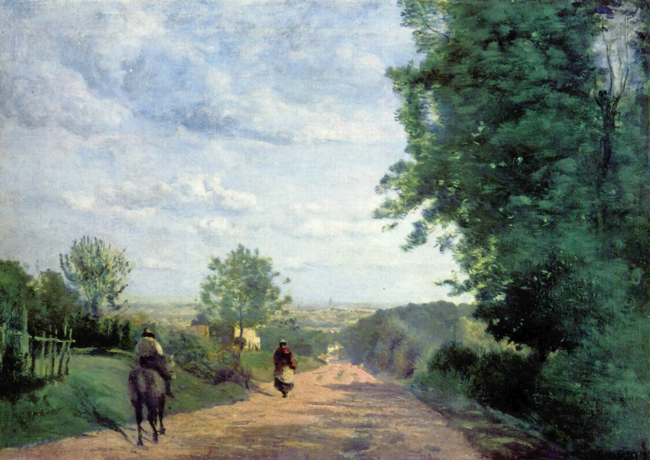 The Path of Sèvres. View of Paris - Jean
