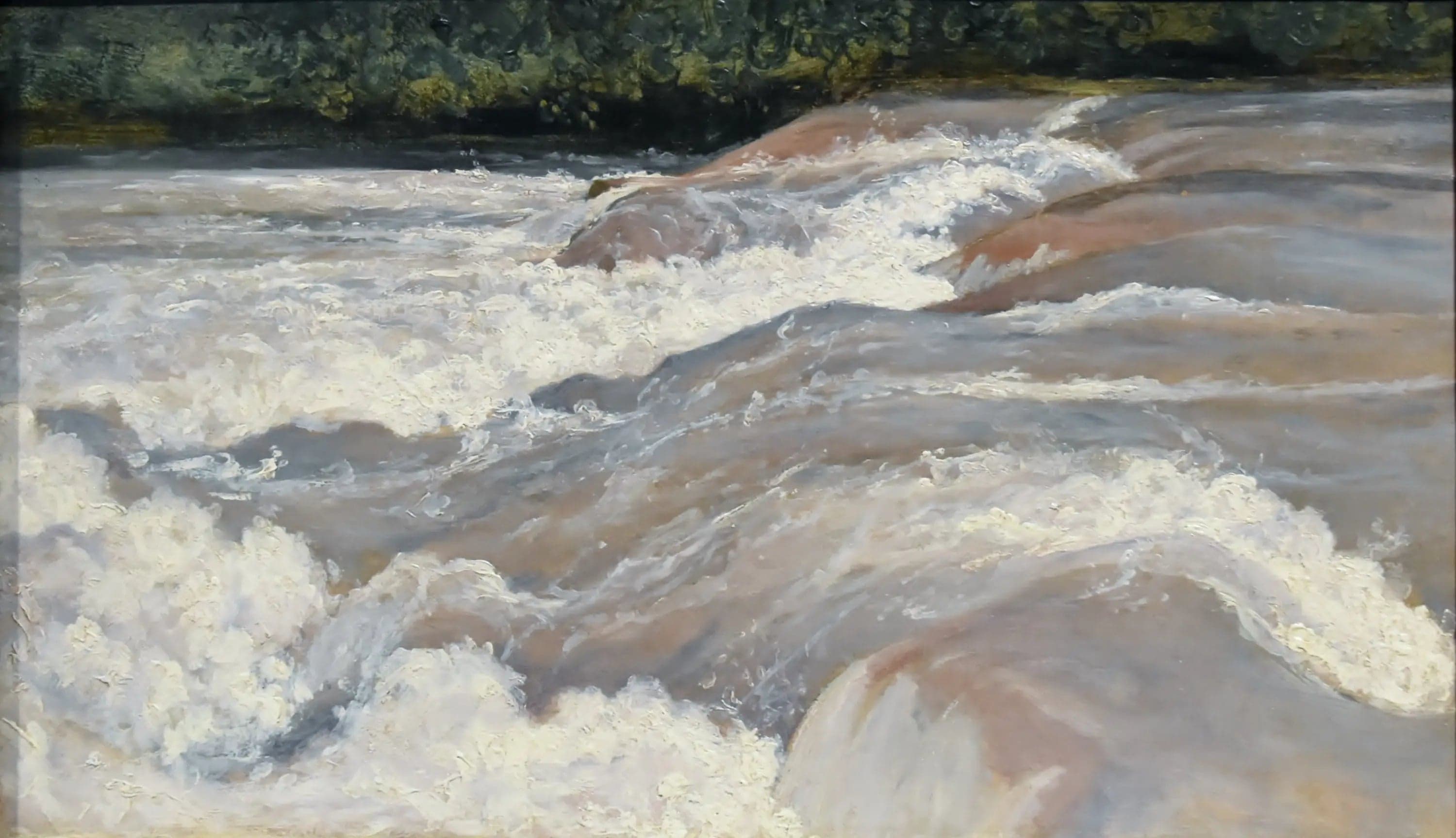 The Vellum at the Exit of Lake Papigno - Jean