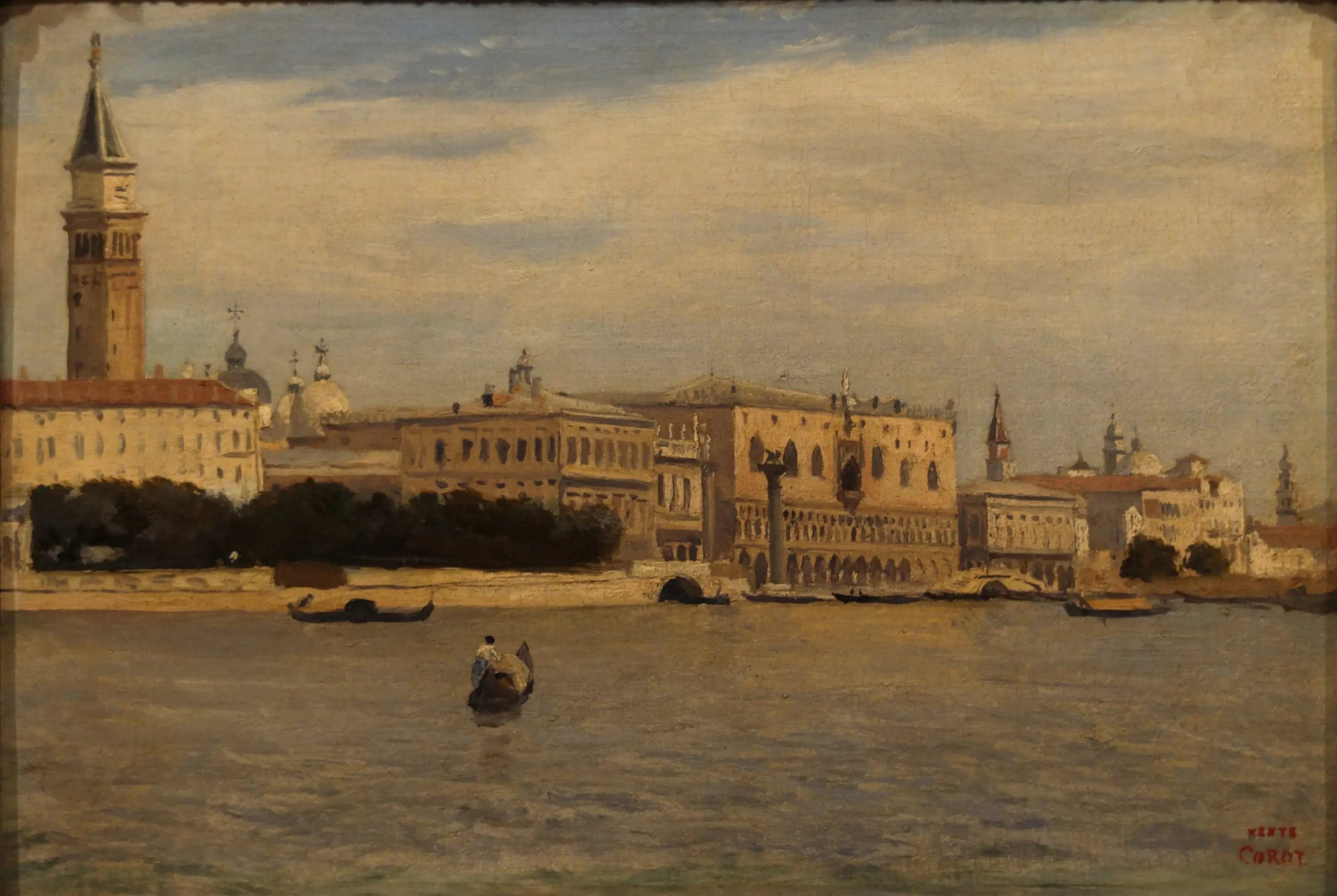 Venice, the quays seen from the Customs of the sea - Jean