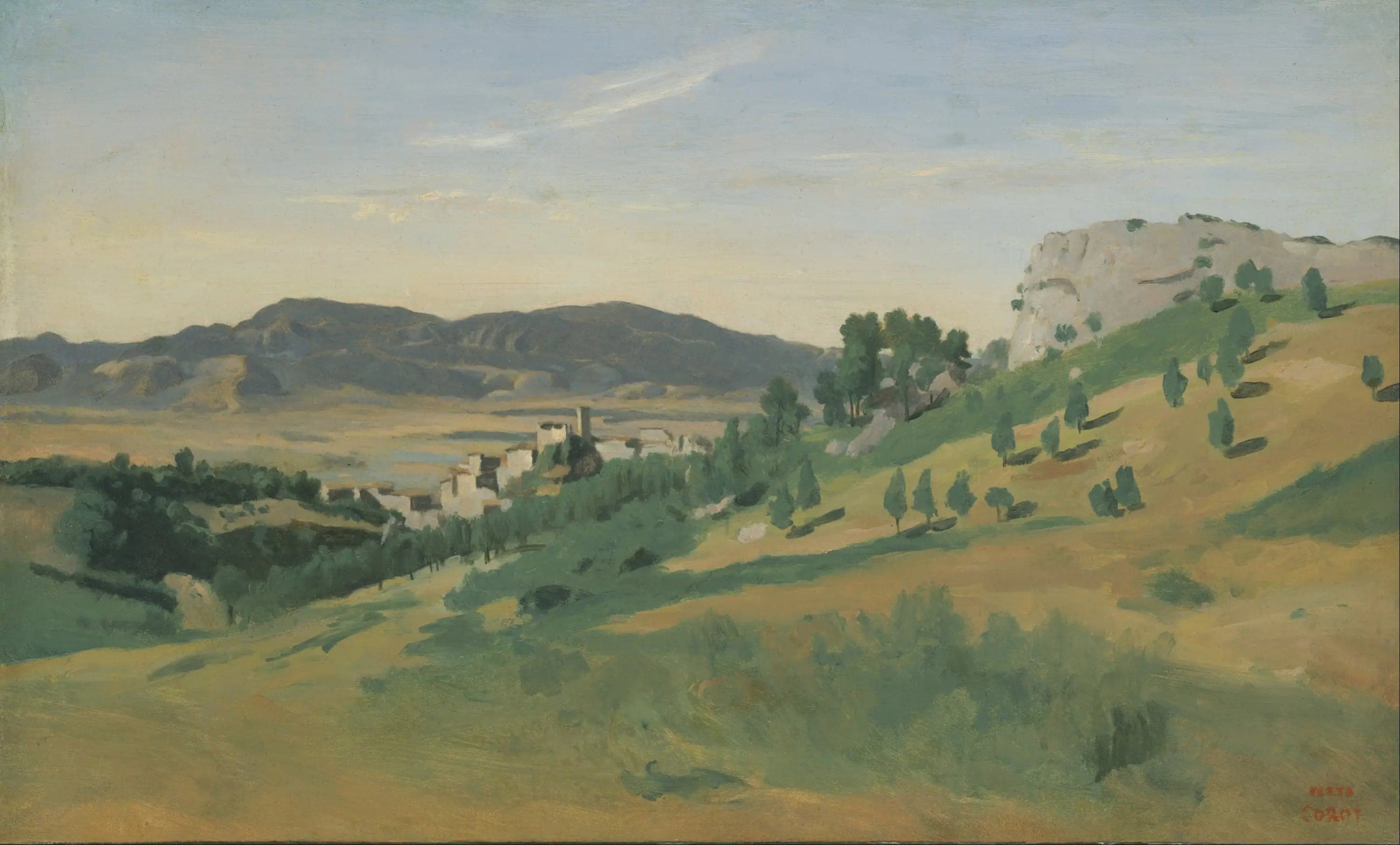 View of Olevano - Jean